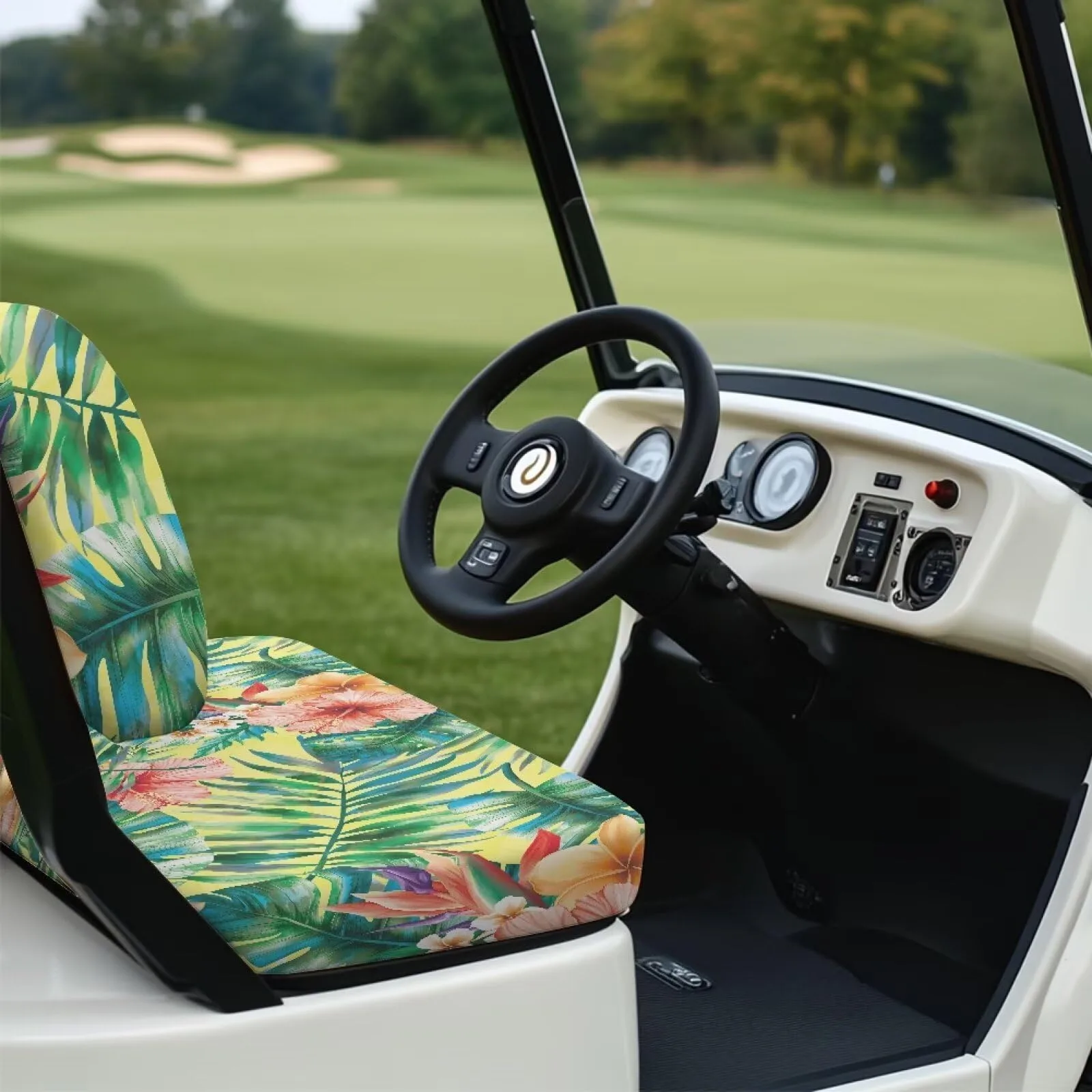 TOADDMOS Golf Cart Seat Covers for E-Z-GO, Yamaha & Club Car image 4