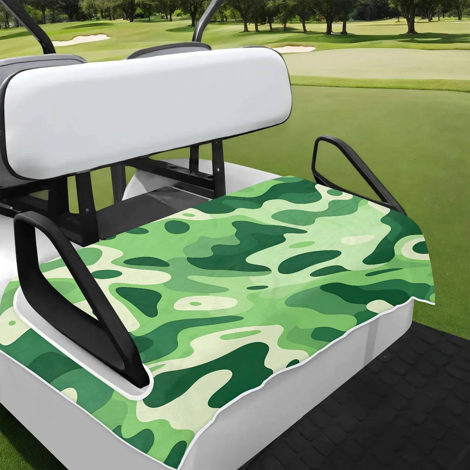 Tiveruda Golf Cart Seat Cover for Double Seats, 51 x 31 in