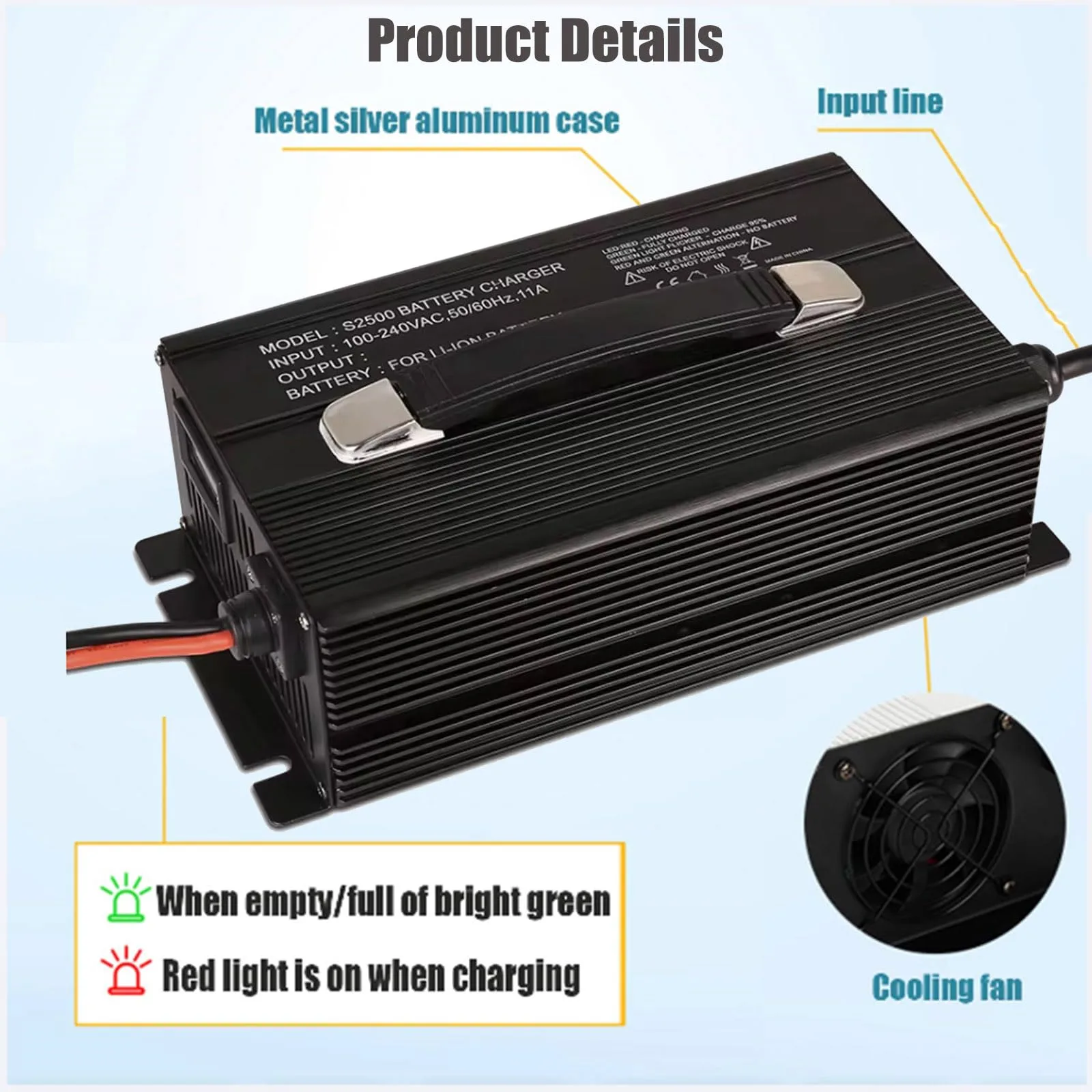 HYDTGZ 36V 40A Electric Golf Cart Battery Charger image 4