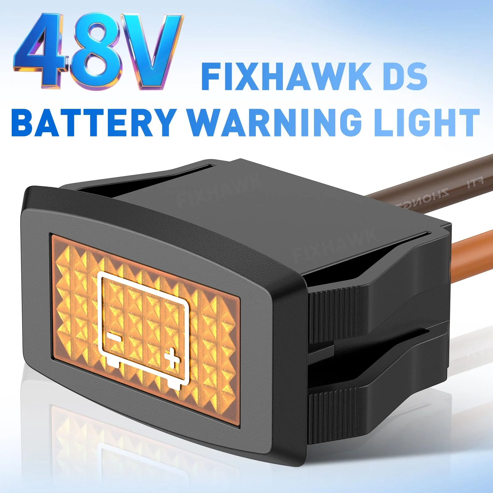 FIXHAWK 48V Battery Warning Light for Club Car DS image 3