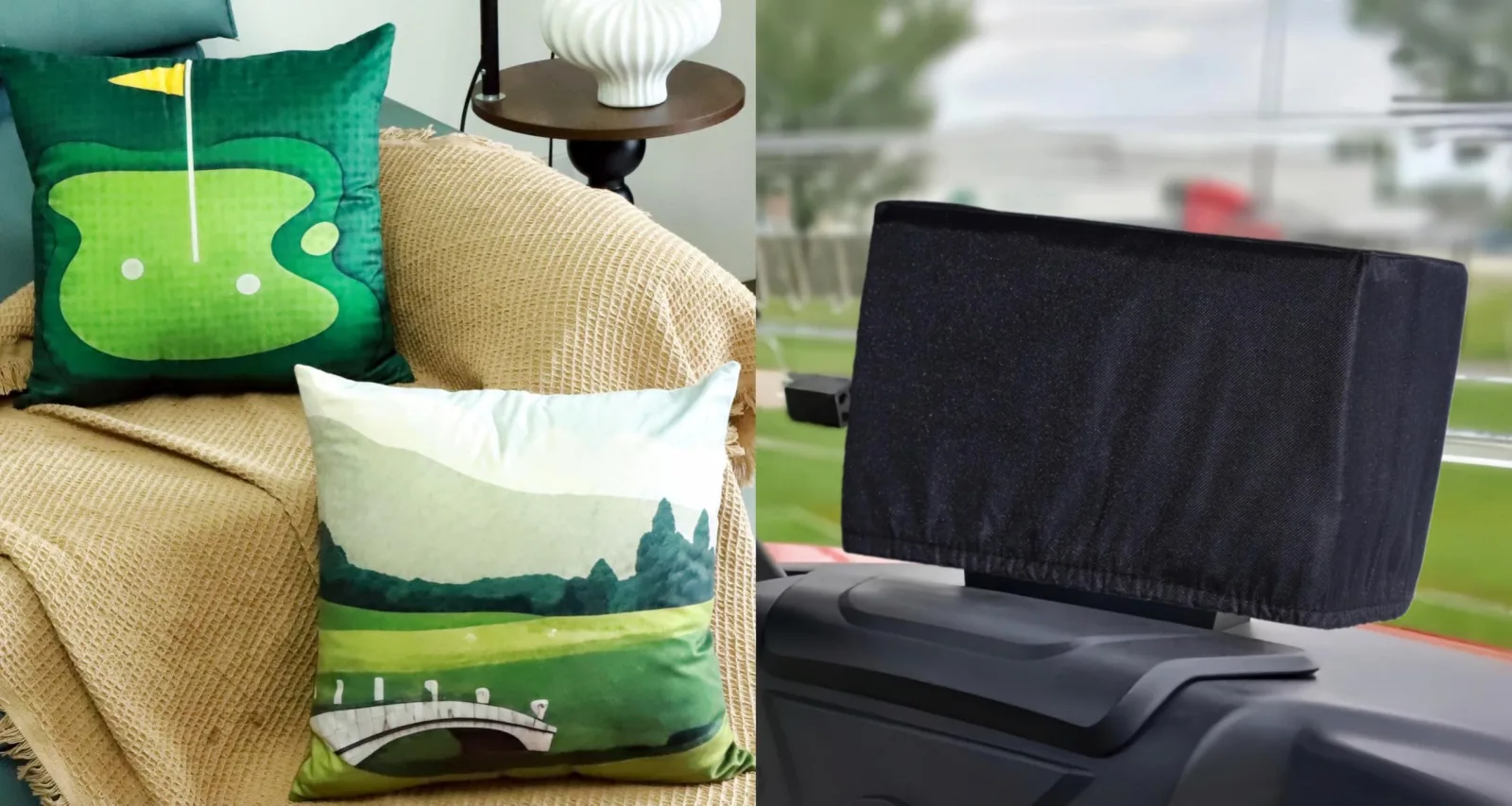 Woho Waterproof Golf Cart Touchscreen Cover for Denago & Evolution
