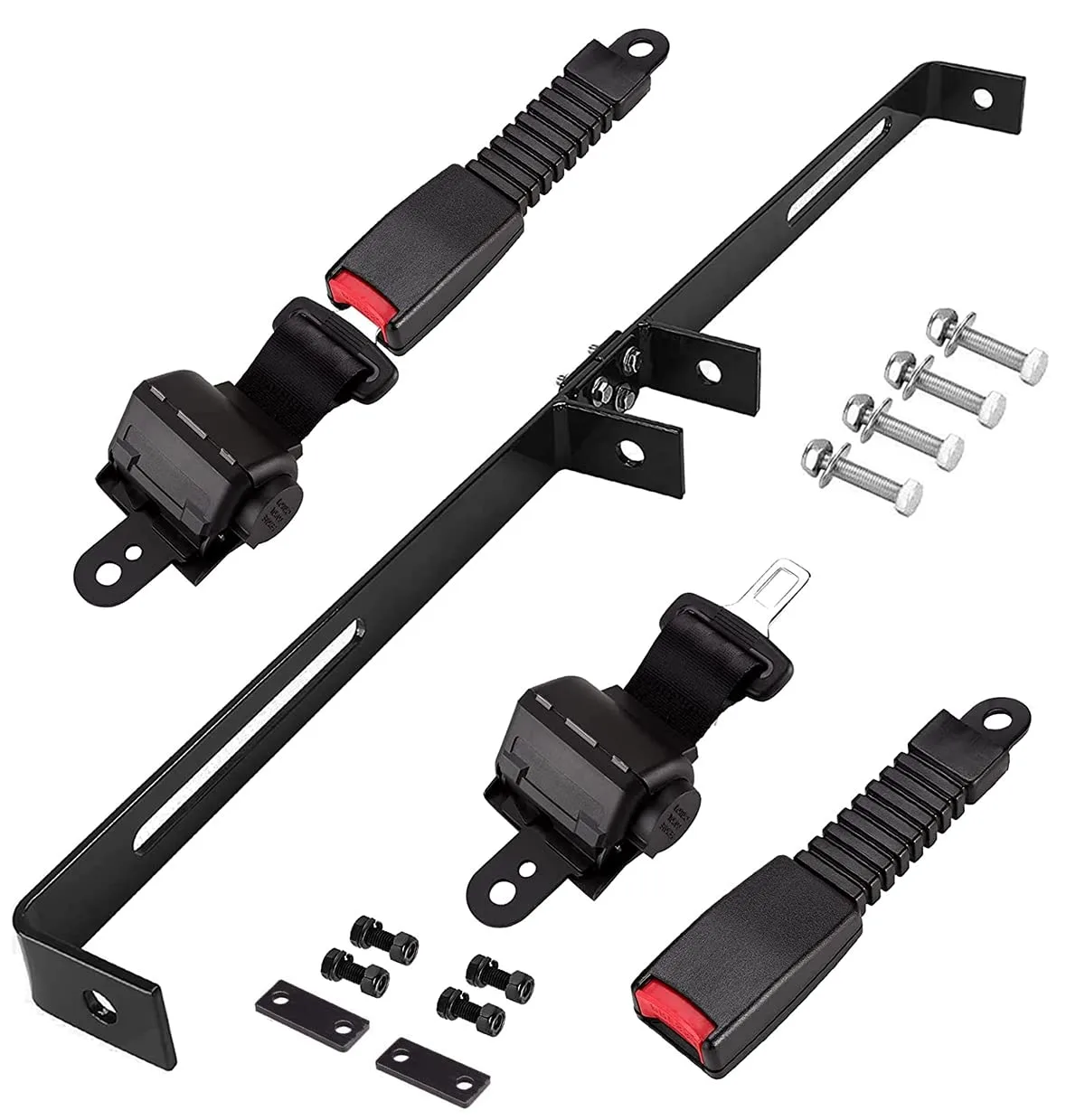 Dr.Acces Golf Cart Seat Belt Kit for E-Z-GO TXT and Club Car DS