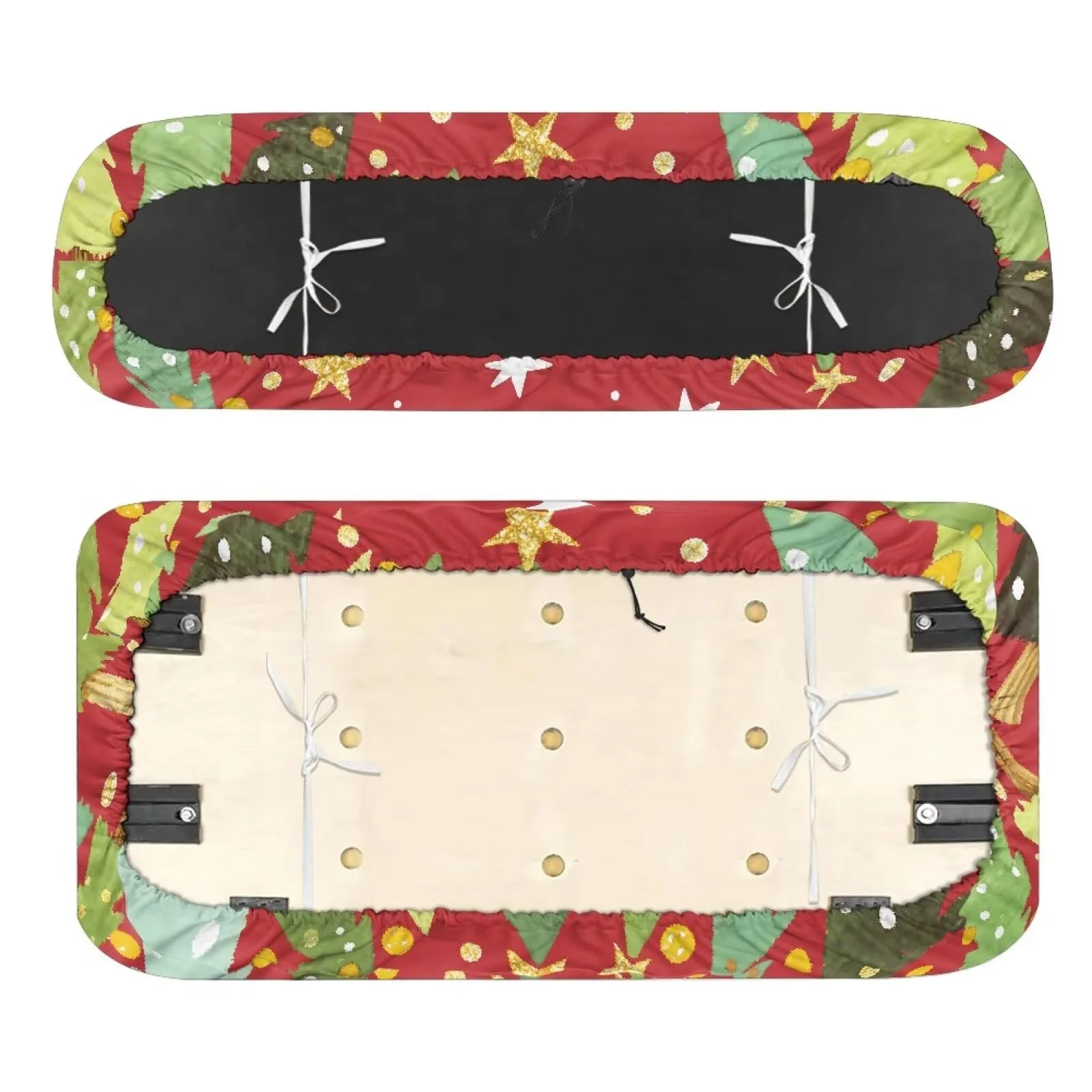 Quidrwyo Christmas Tree Stars Golf Cart Seat Covers image 2