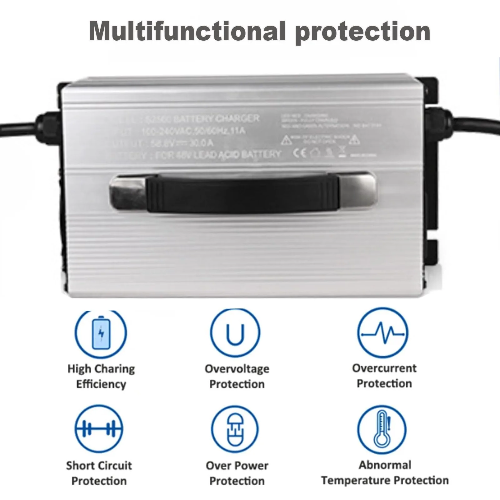 HYDTGZ 2500 Multi-Voltage Battery Charger — 12V to 72V image 3
