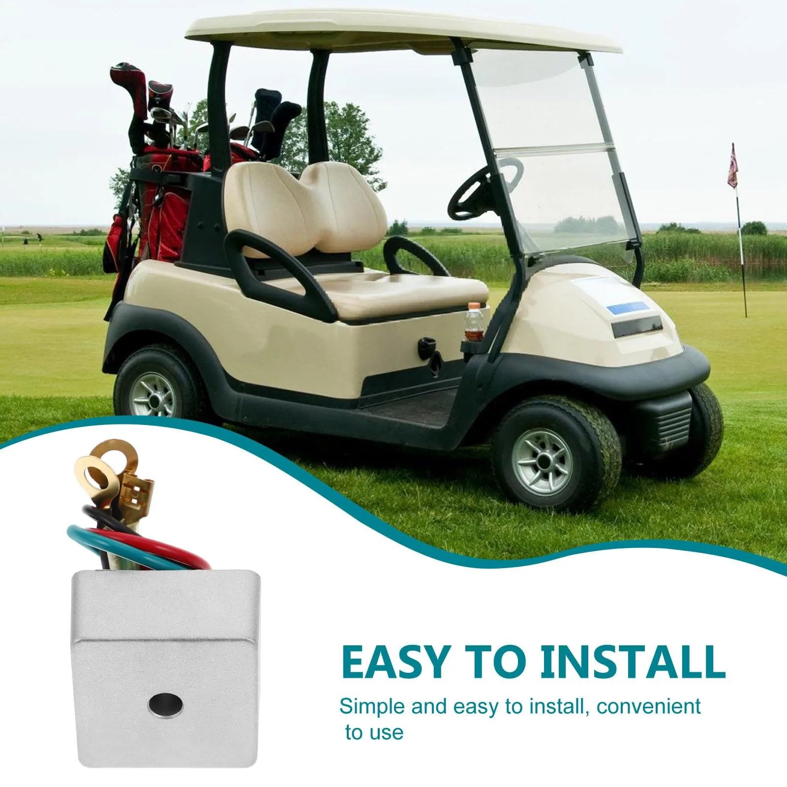 KAJNBN Voltage Regulator for E-Z-GO TXT Golf Cart image 3
