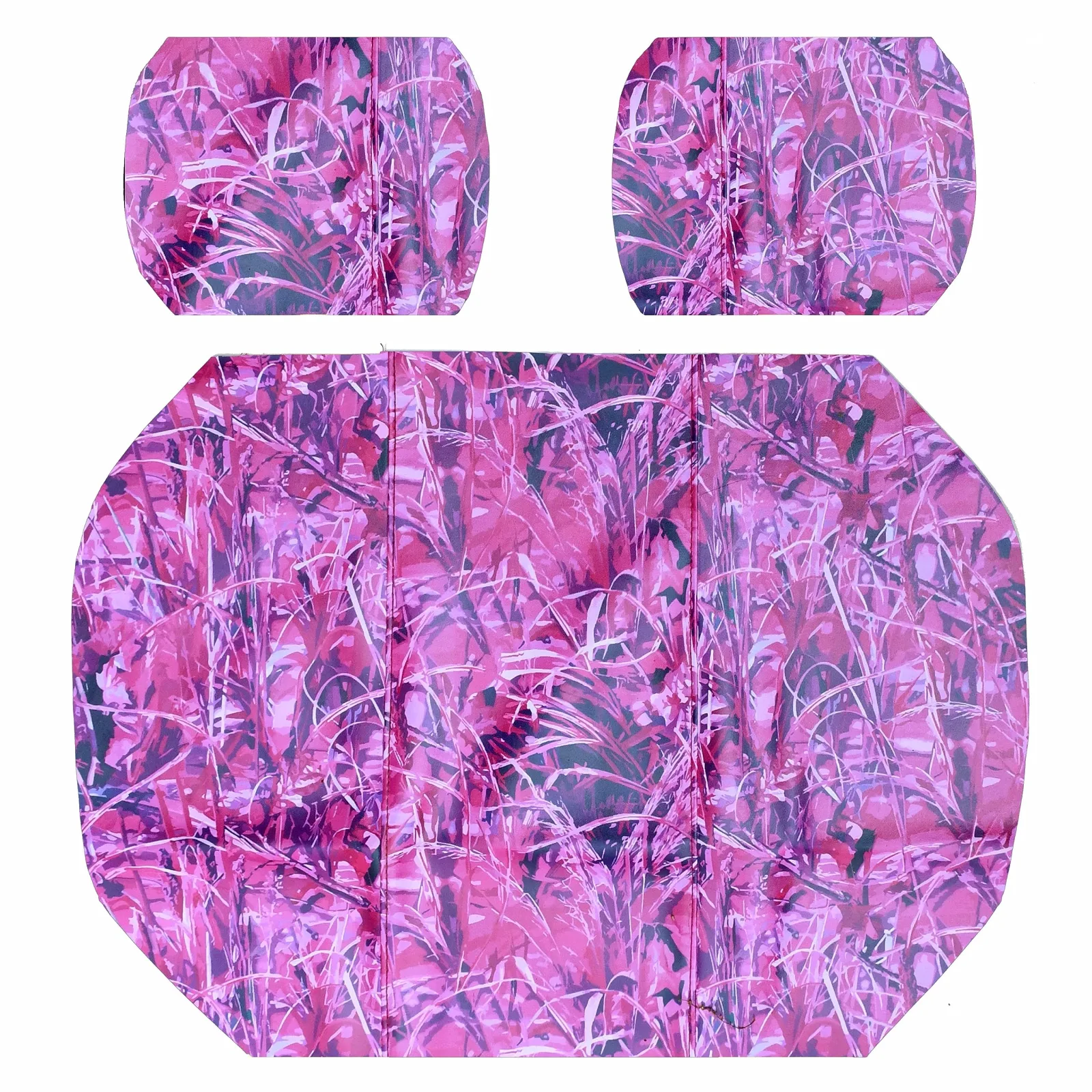 Yamaha G-2/G-9 Pink Camo Golf Cart Seat Cover Set