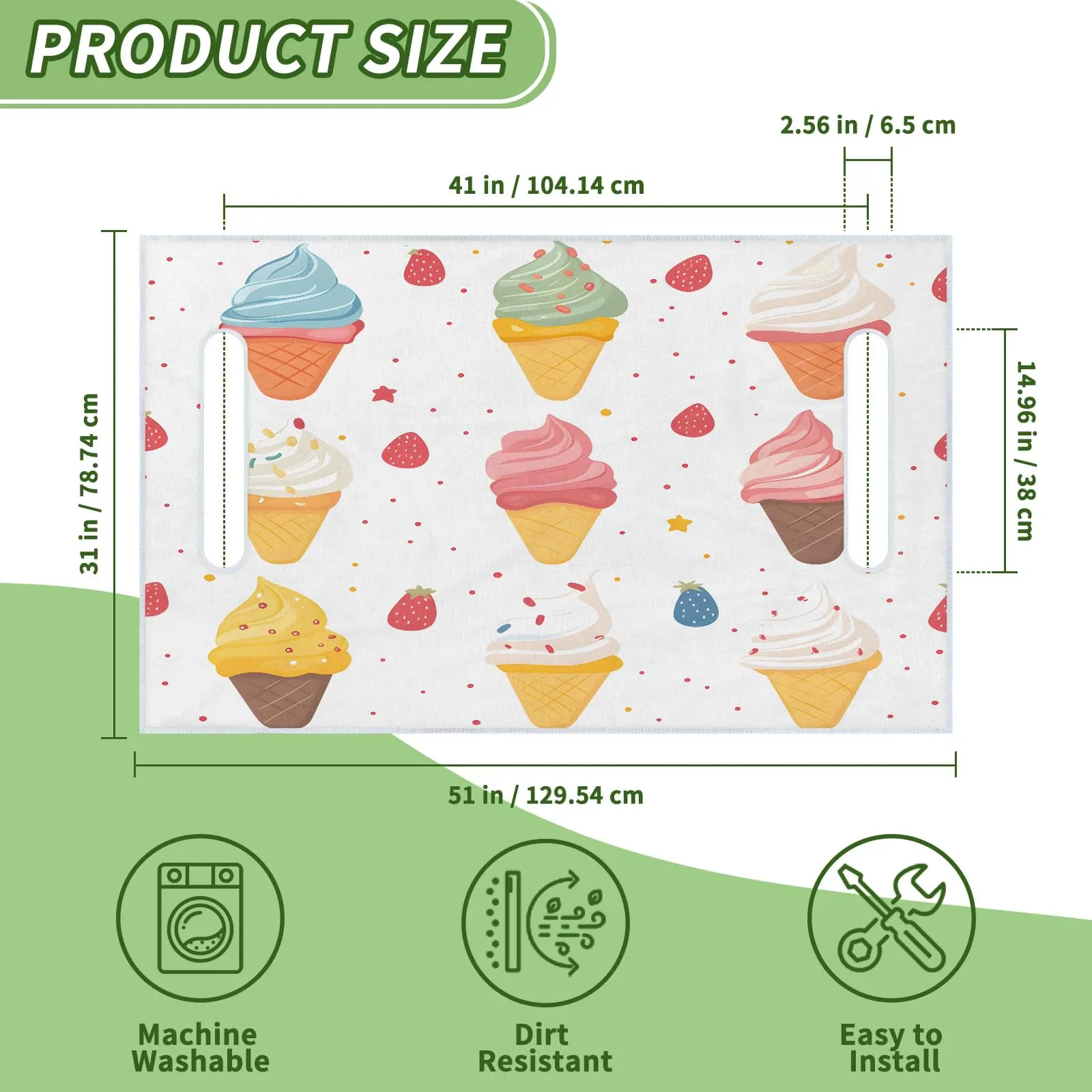 Tiveruda Golf Cart Seat Cover for Double Seats image 2