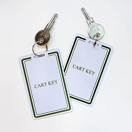E-Z-GO Golf Cart Replacement Ignition Keys, 2-Pack