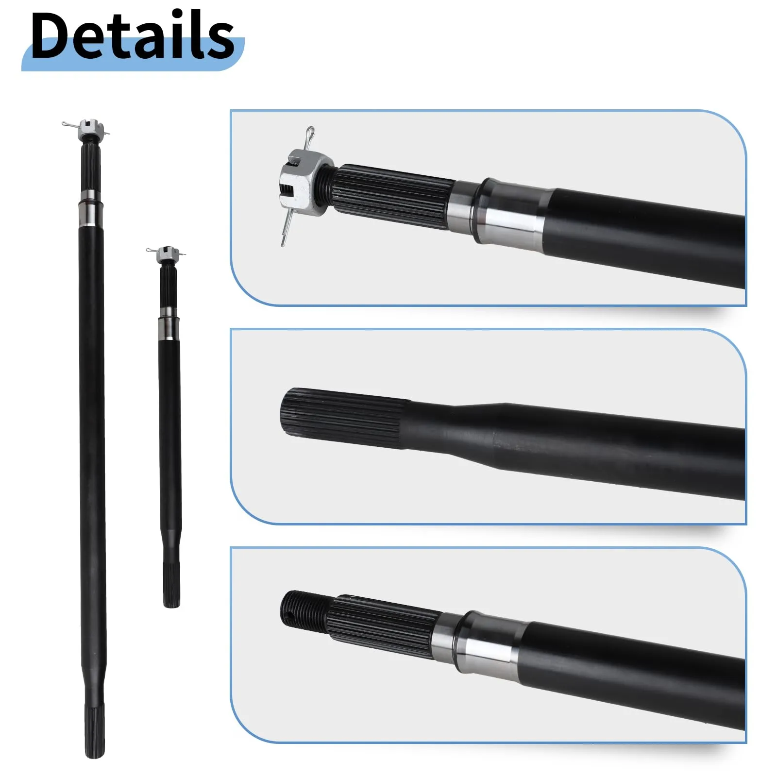 EvTok Rear Axle Shaft Kit for E-Z-GO TXT Medalist image 2