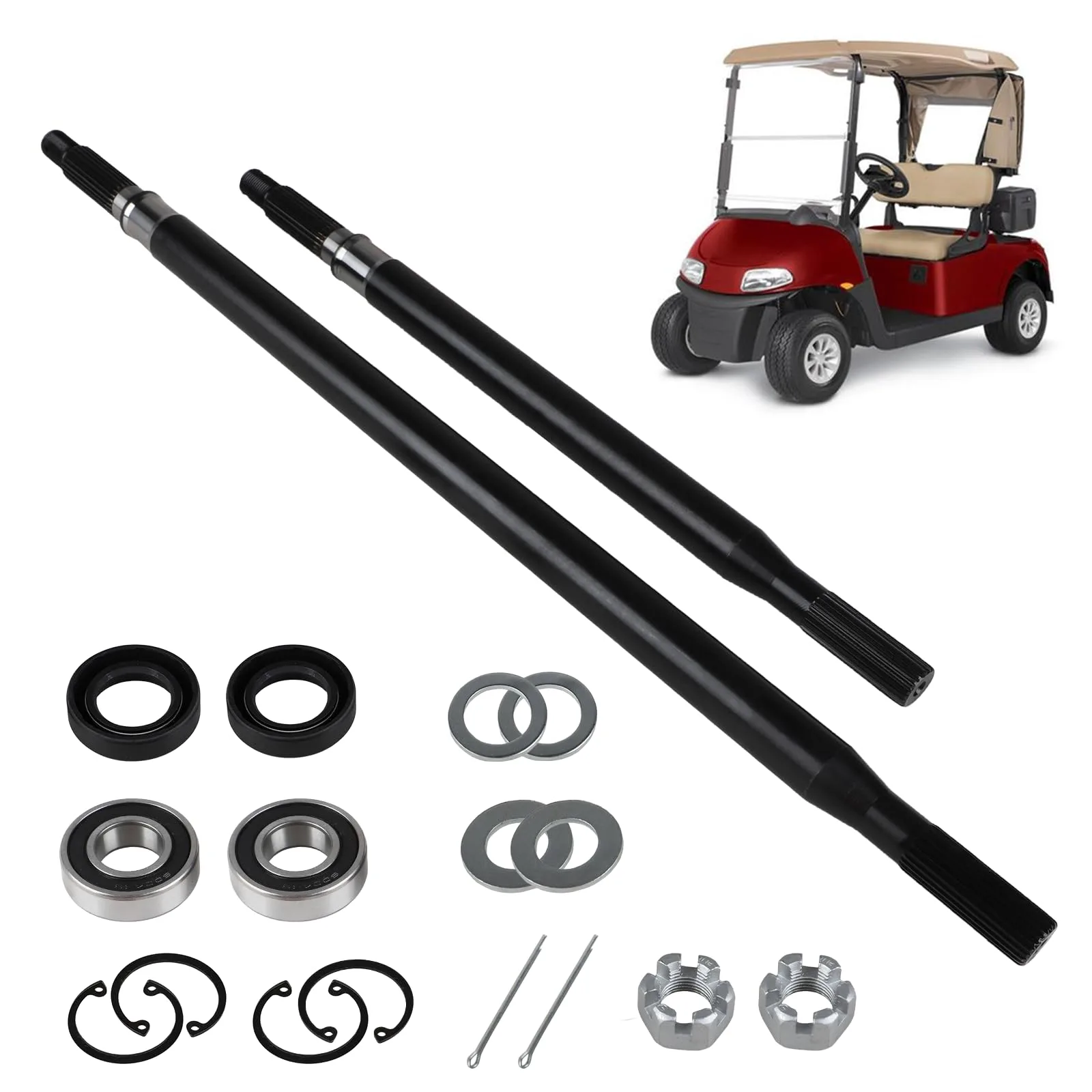 EvTok Rear Axle Shaft Kit for E-Z-GO TXT Medalist