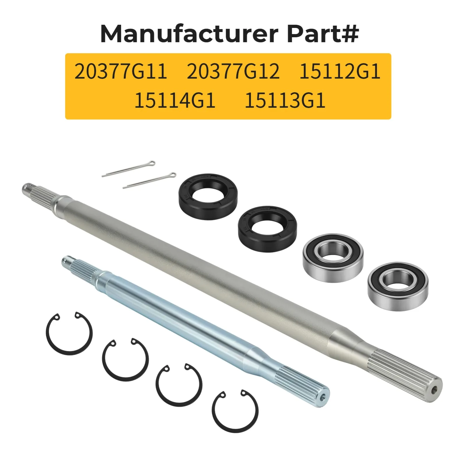 M MATI Rear Axle Shaft Kit for E-Z-GO TXT 1994-2013 image 3