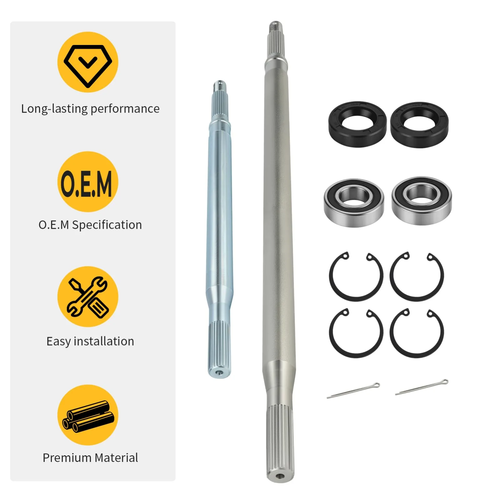 M MATI Rear Axle Shaft Kit for E-Z-GO TXT 1994-2013 image 4
