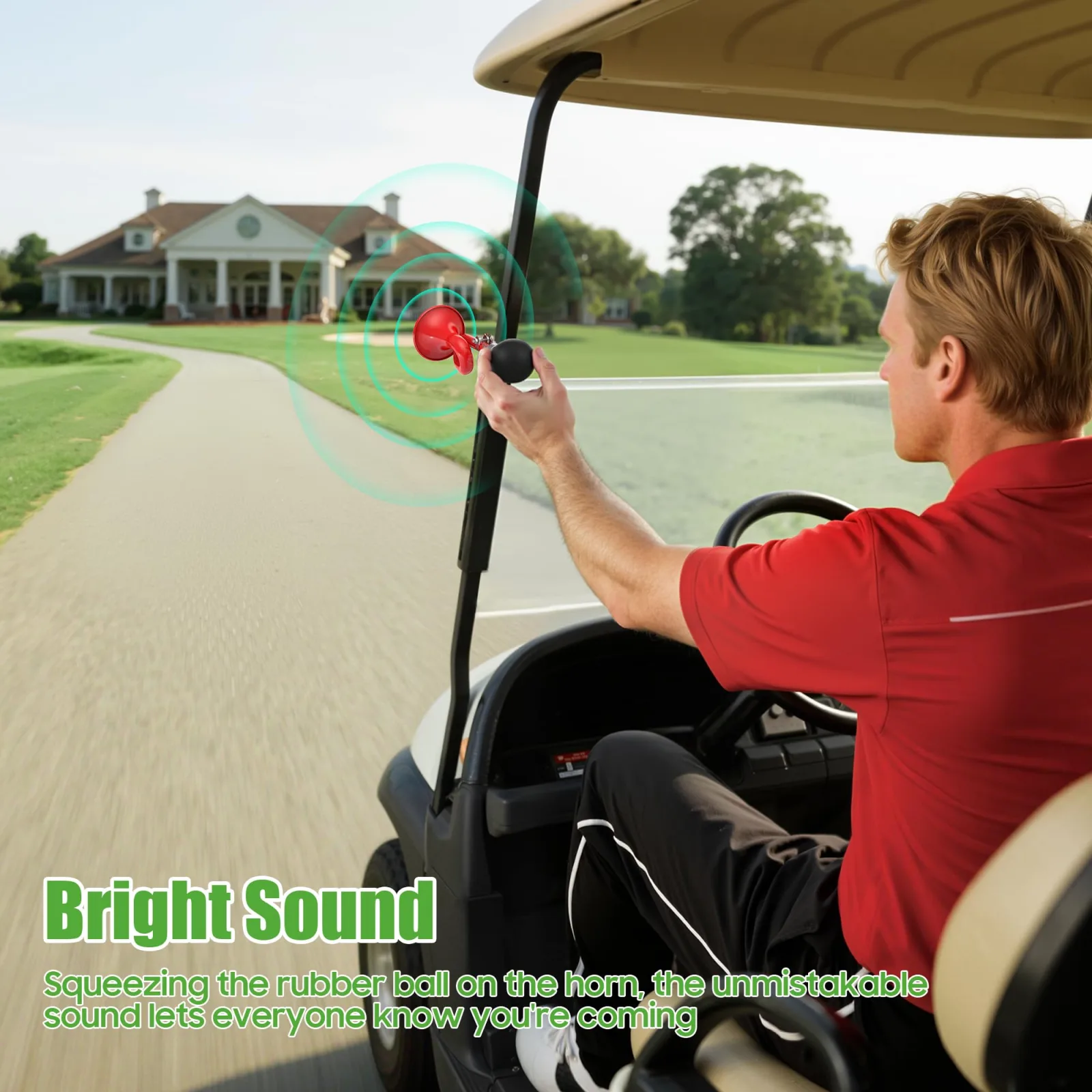 10L0L Golf Cart Bugle Horn ACC-F29-B image 3