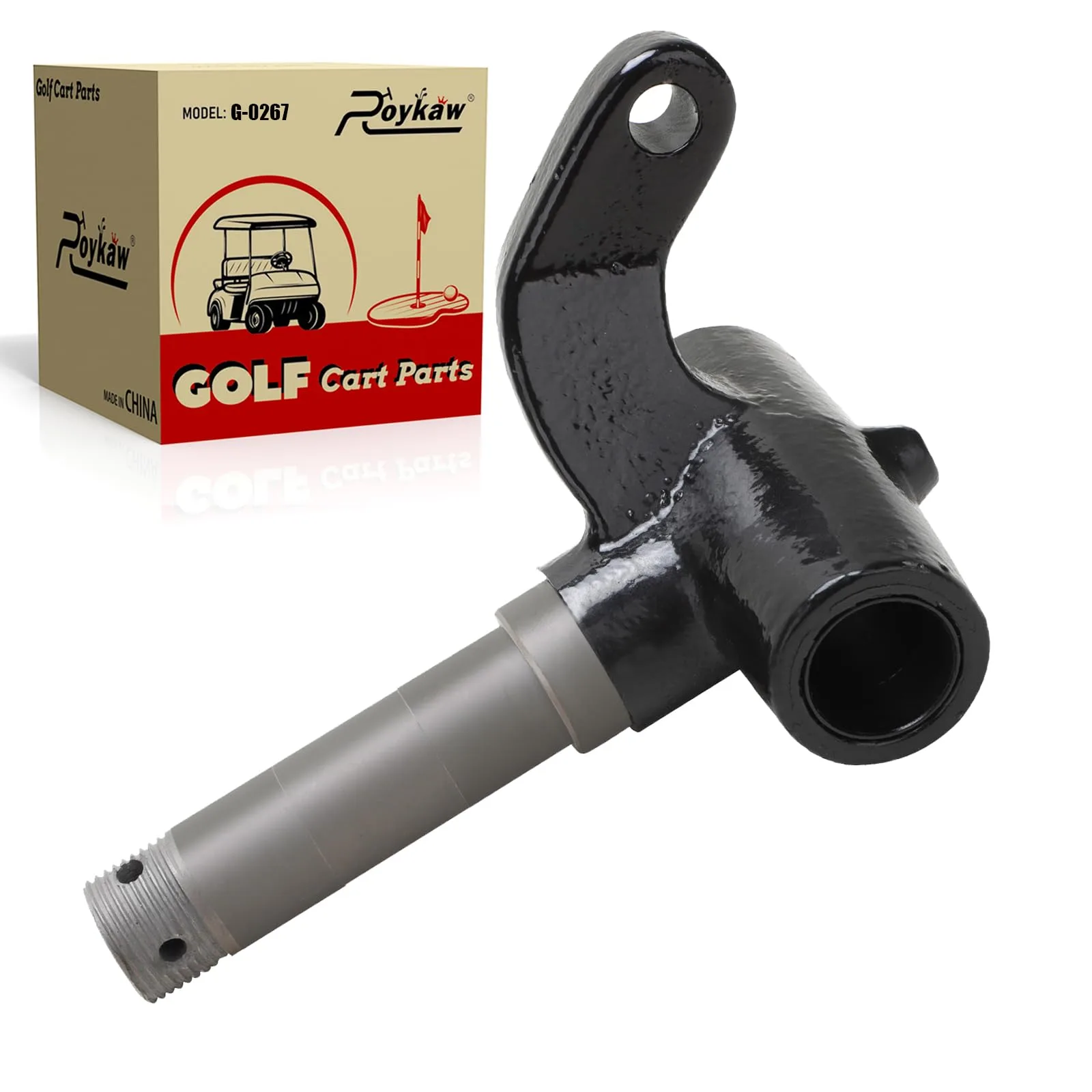 Roykaw Driver-Side Spindle for E-Z-GO TXT Golf Carts