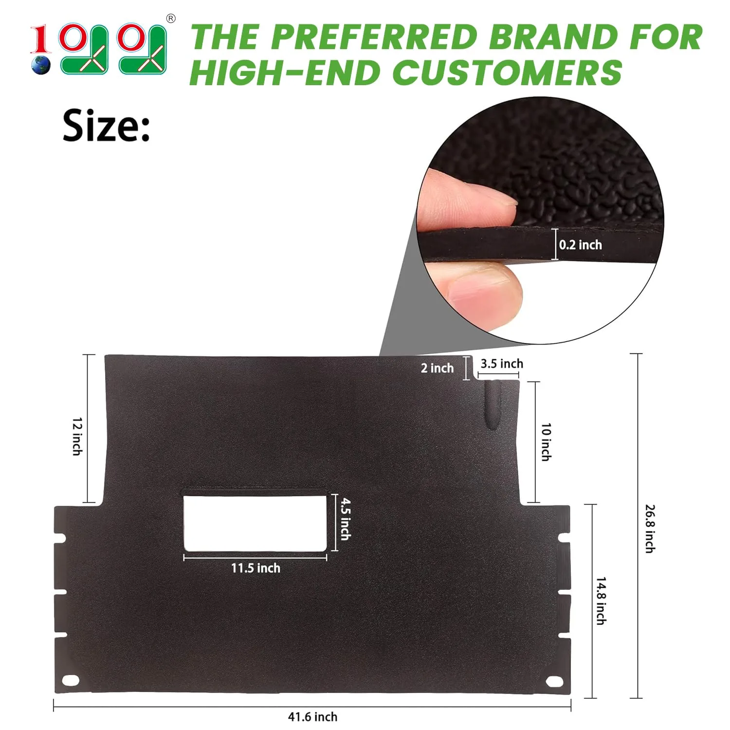 10L0L Floor Liner for Club Car Precedent, Onward & Tempo image 2