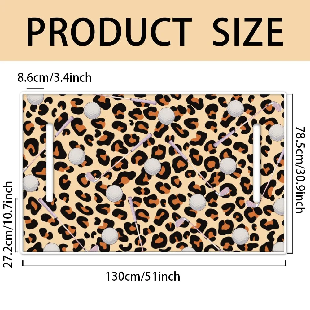 ORIGACH Leopard Print Microfiber Golf Cart Seat Cover 30.9×51 in image 2