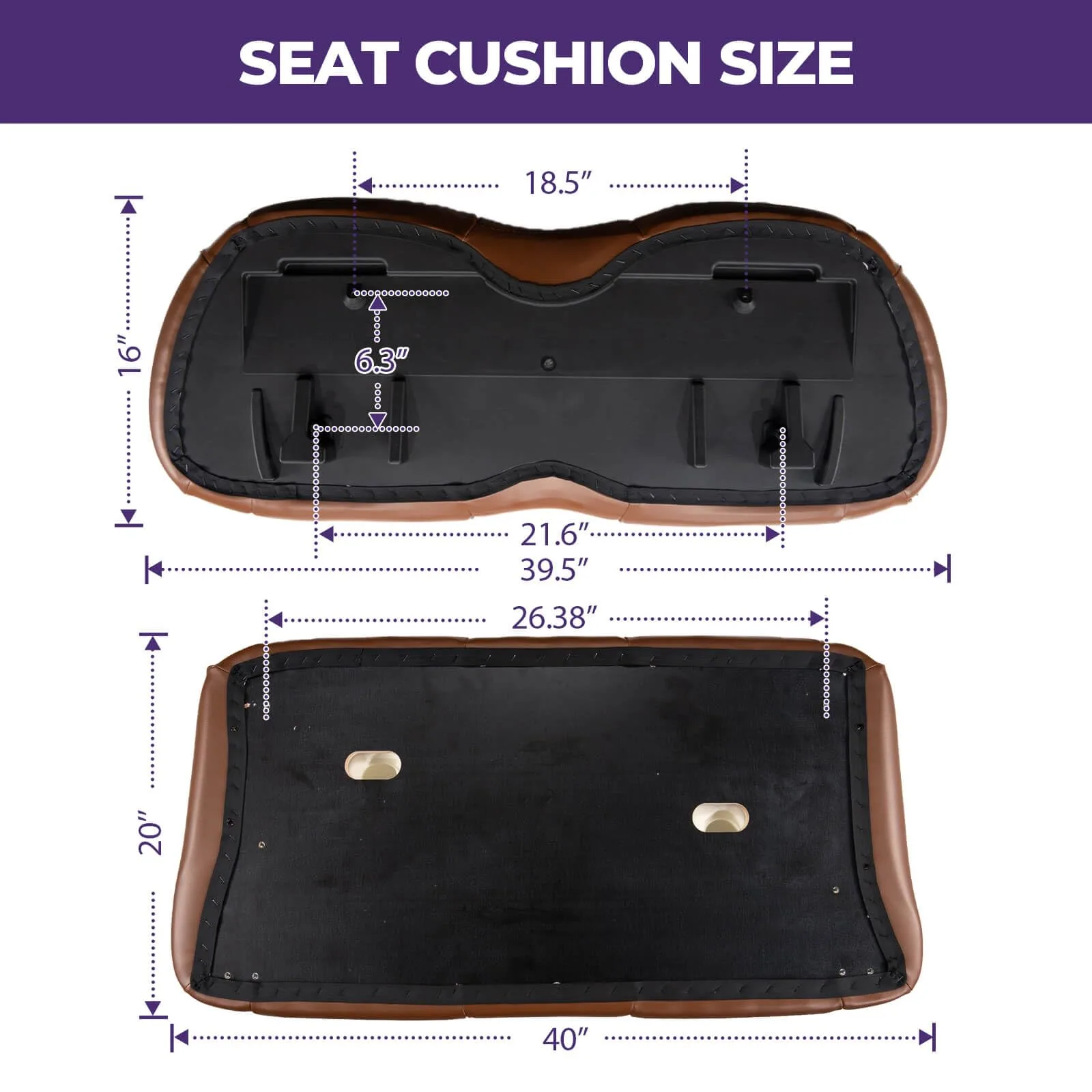 NOKINS Club Car Precedent Front Seat Cushion Kit image 2