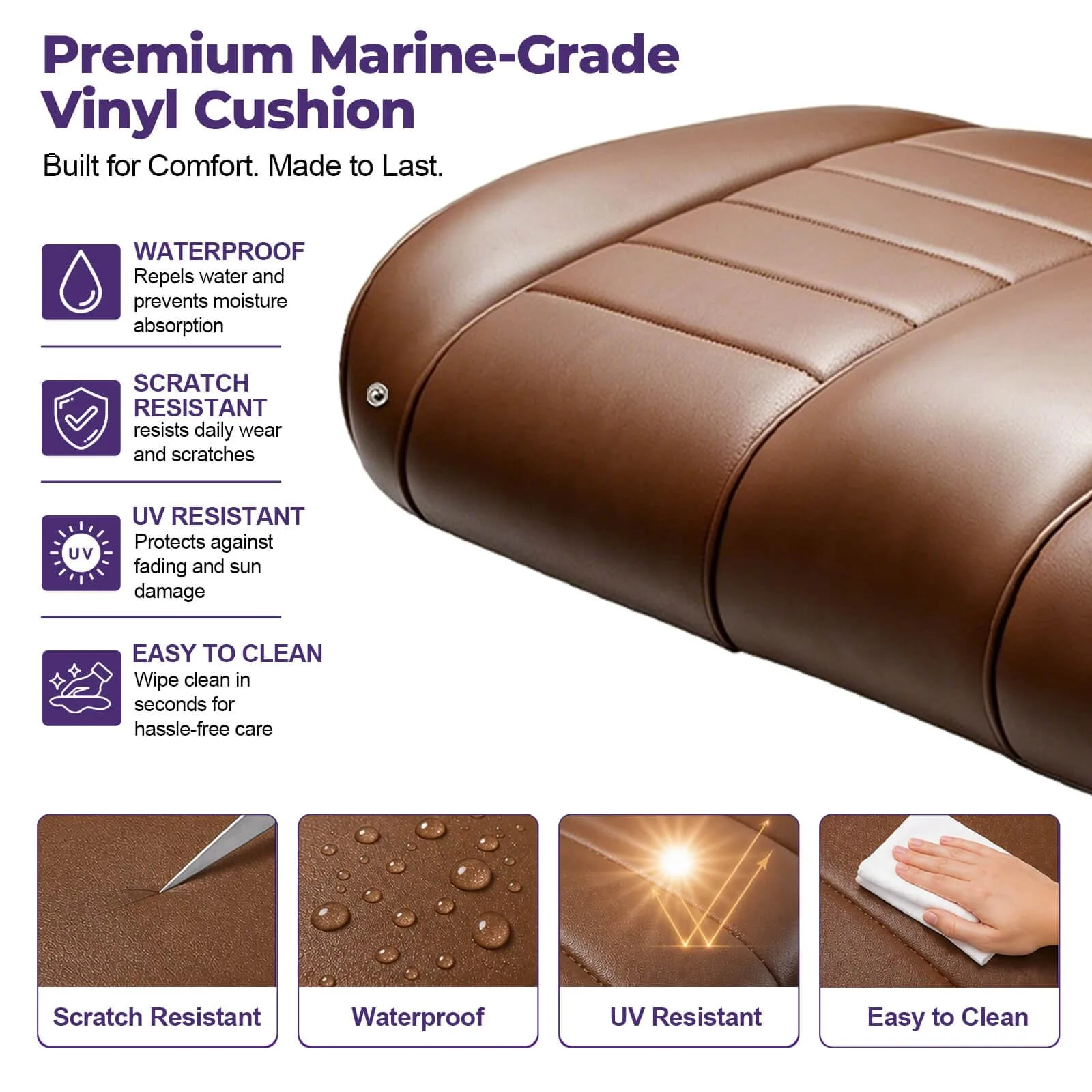 NOKINS Club Car Precedent Front Seat Cushion Kit image 3