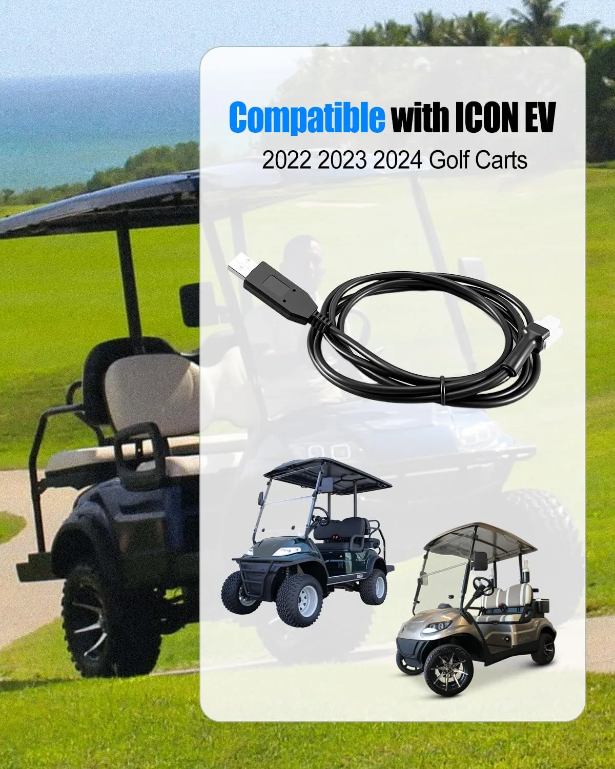 HZOTLO USB Programming Cable for ICON EV 2022-2024 image 2
