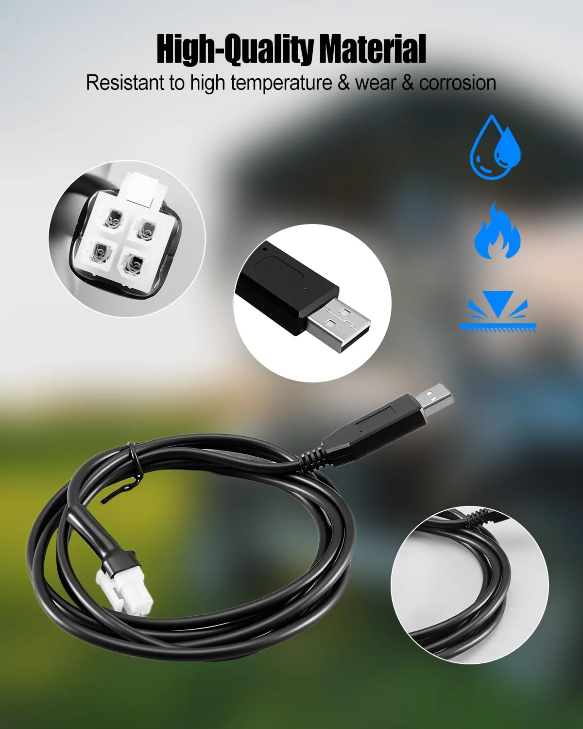 HZOTLO USB Programming Cable for ICON EV 2022-2024 image 3