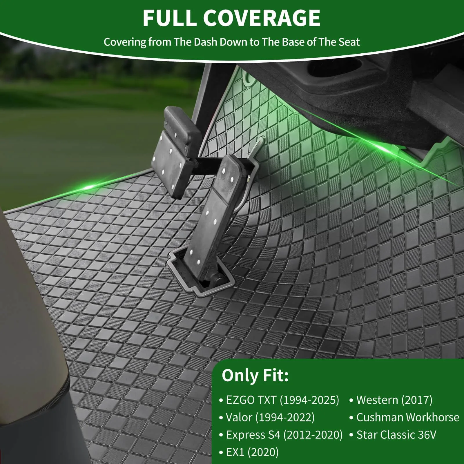 Cartalia Golf Cart Floor Mat for EZGO TXT and Valor image 2