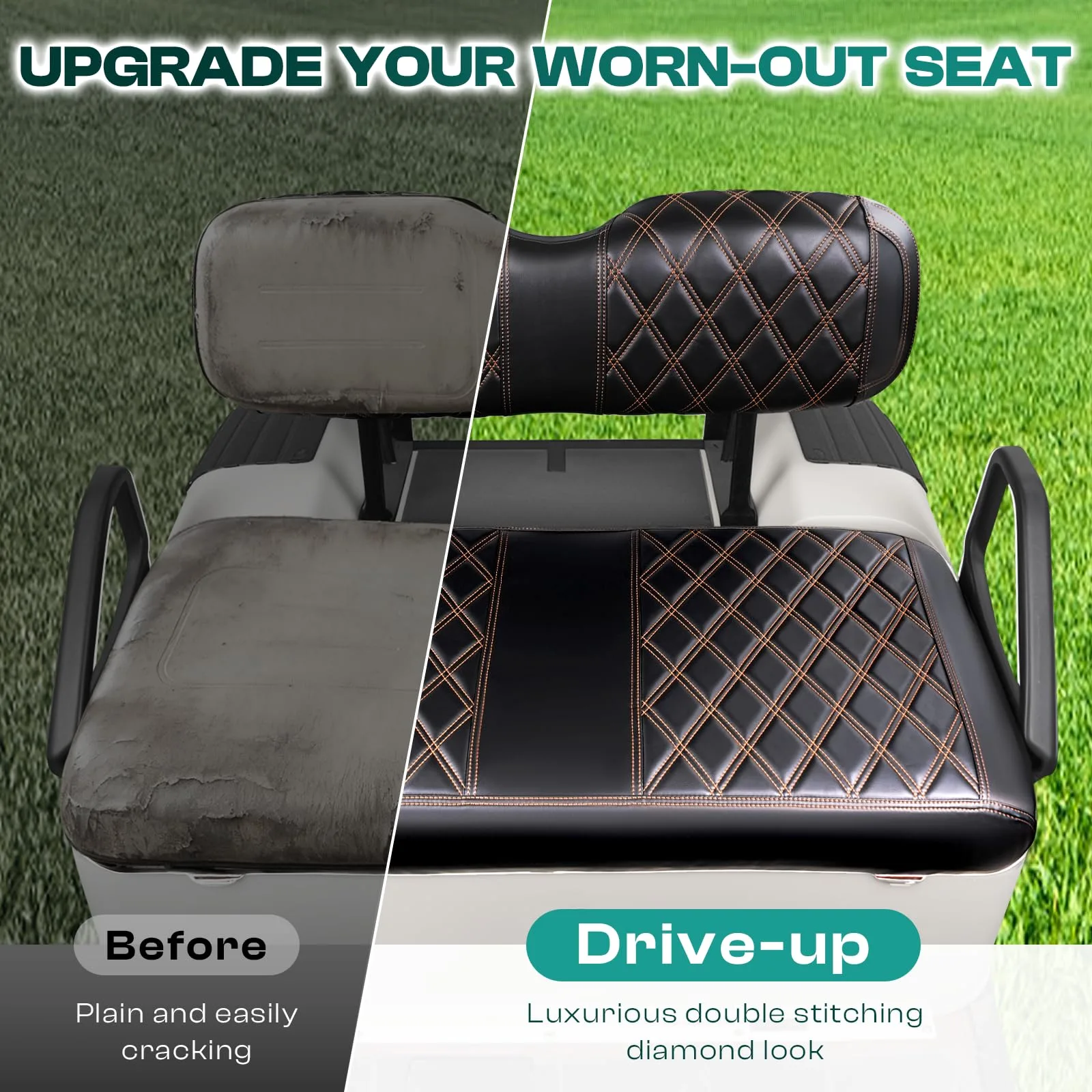 DRIVE UP DU00321 Seat Covers for E-Z-GO TXT image 2