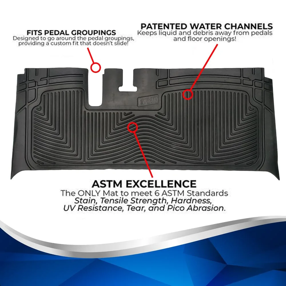 Club Clean 051-471 Golf Cart Floor Mat for Yamaha and E-Z-GO image 2