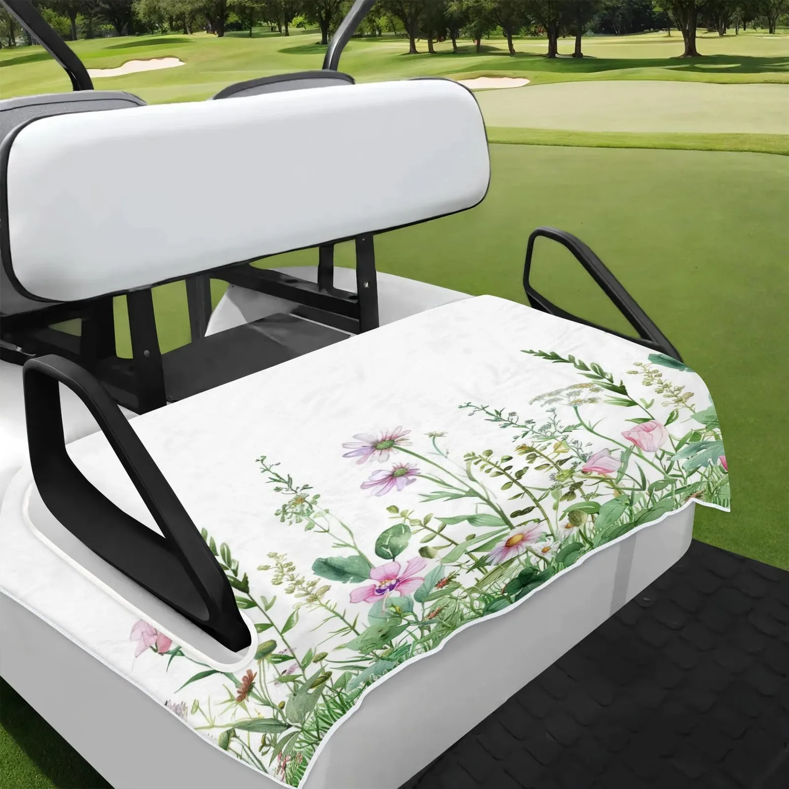 Tiveruda Golf Cart Seat Cover for Double Seats