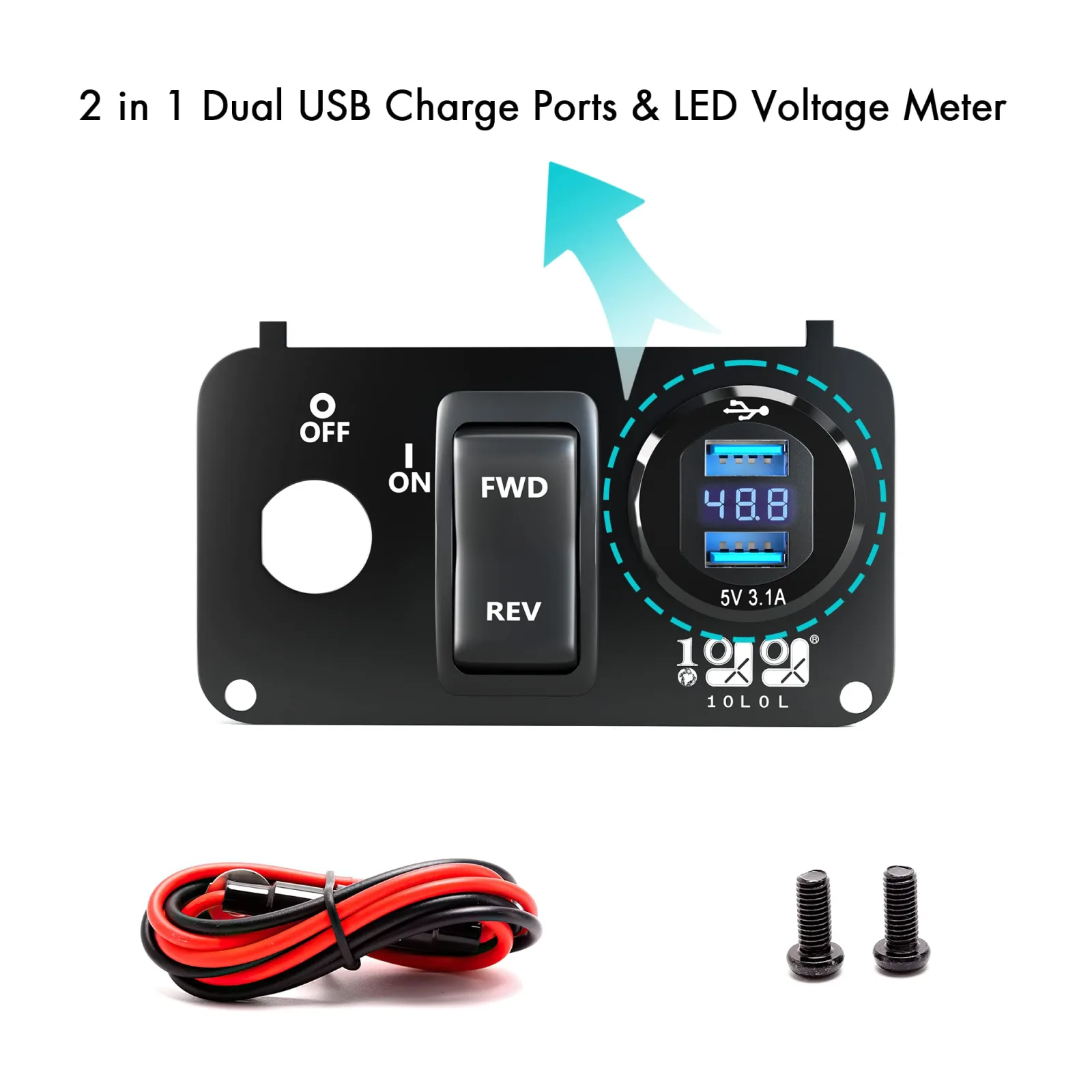 10L0L Key Switch Console Panel for E-Z-GO TXT PDS image 3