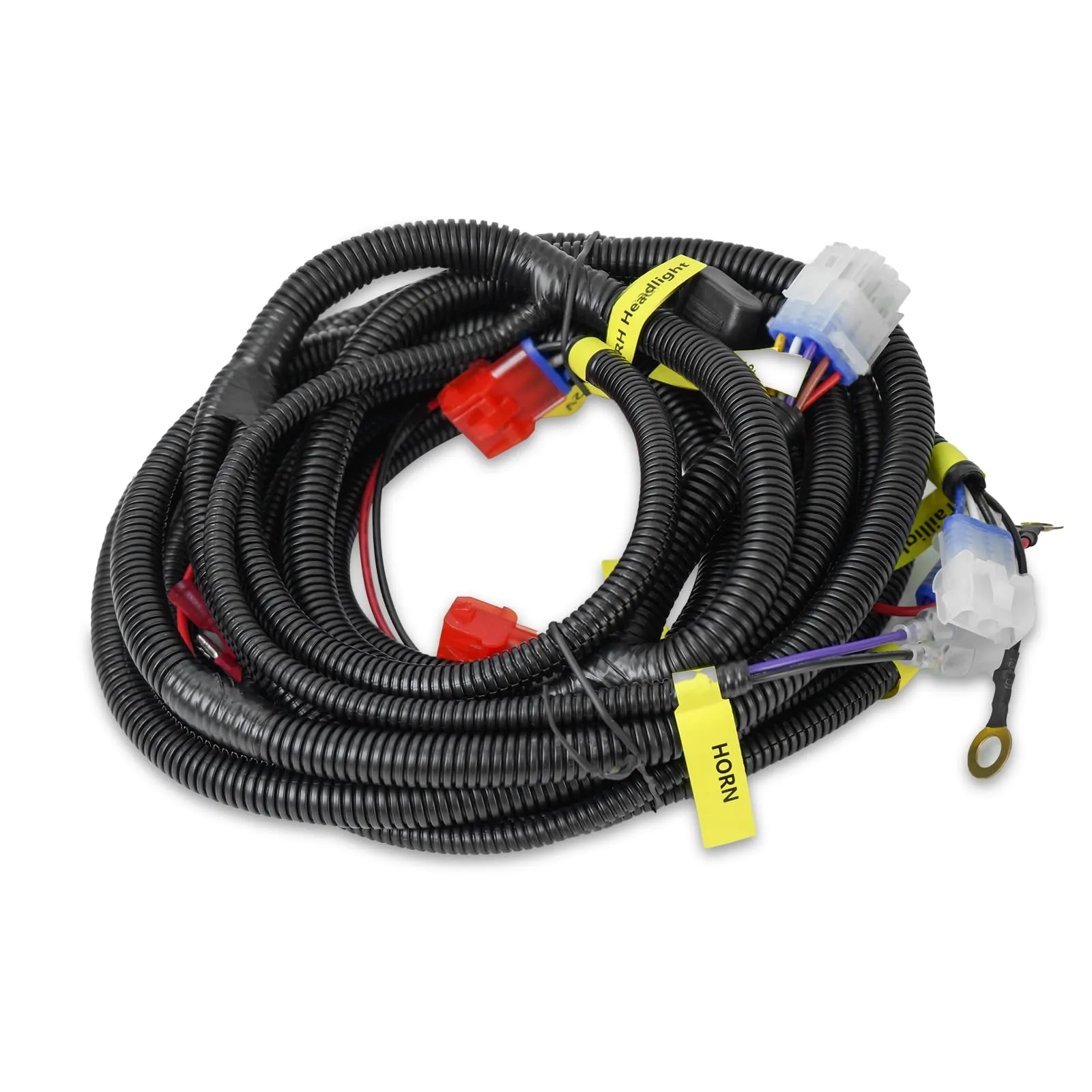 9-Pin Golf Cart Wiring Harness for Club Car, E-Z-GO & Yamaha