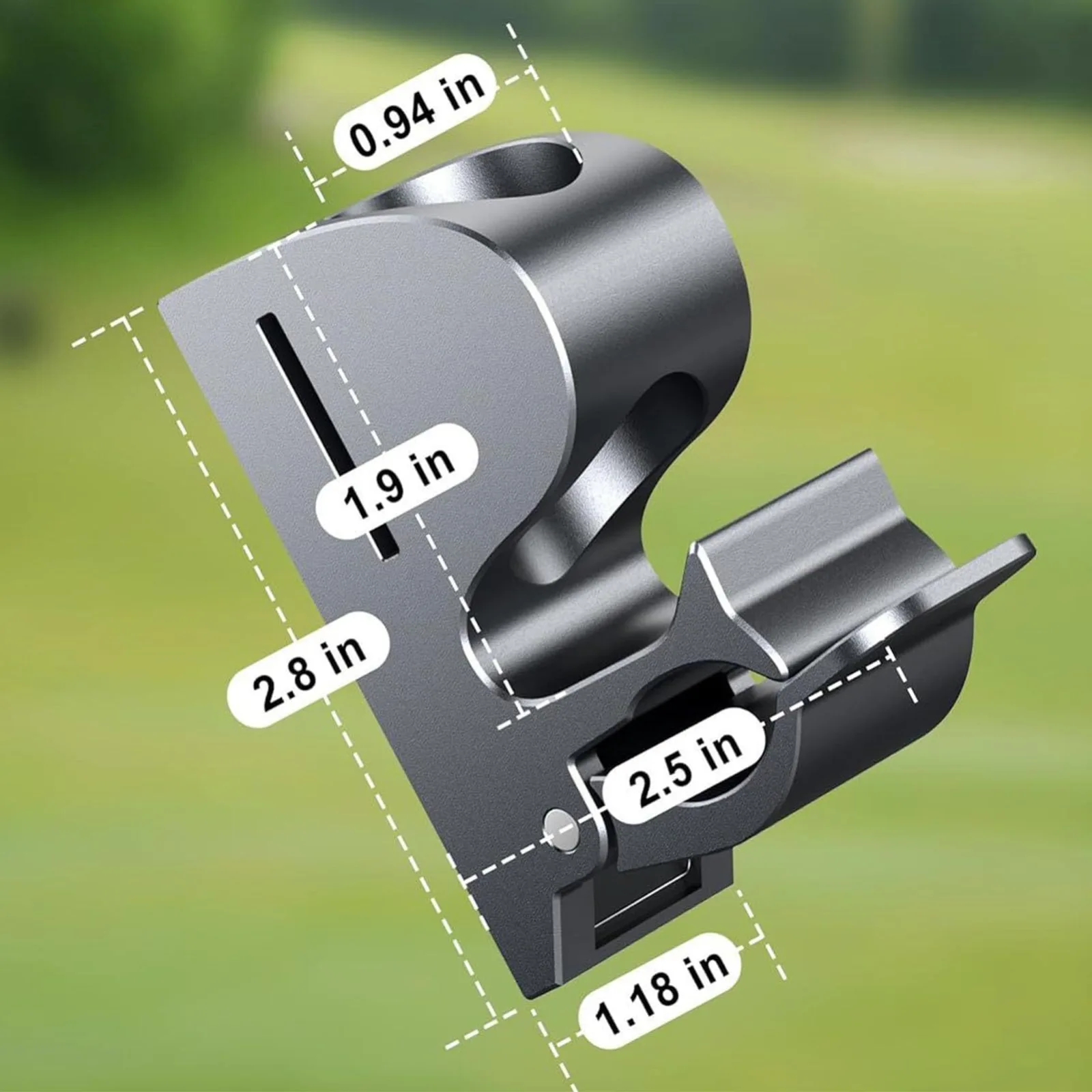 Odorkle Magnetic Cart Holder — 50 lb Pull, 30–70 mm Clamp image 2