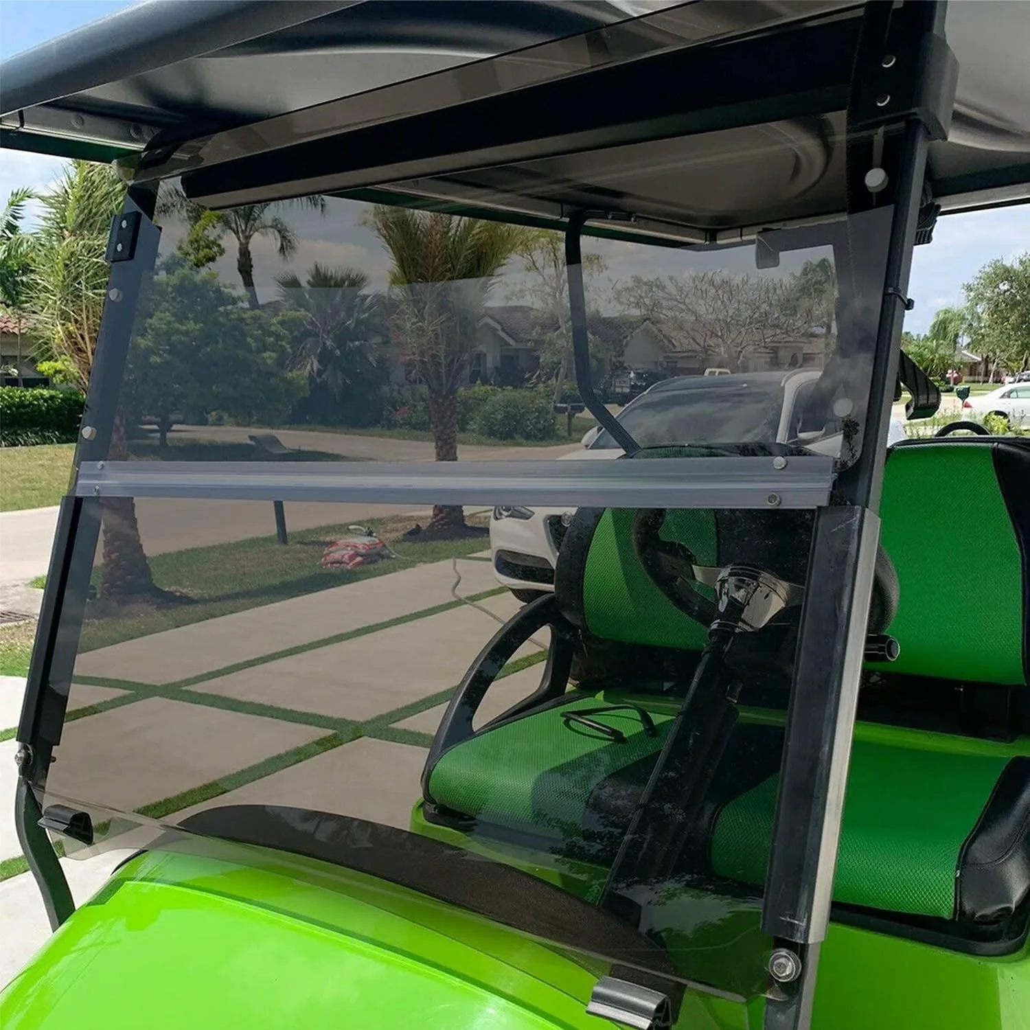 LIRHIQYGF Folding Windshield for Club Car Precedent image 3