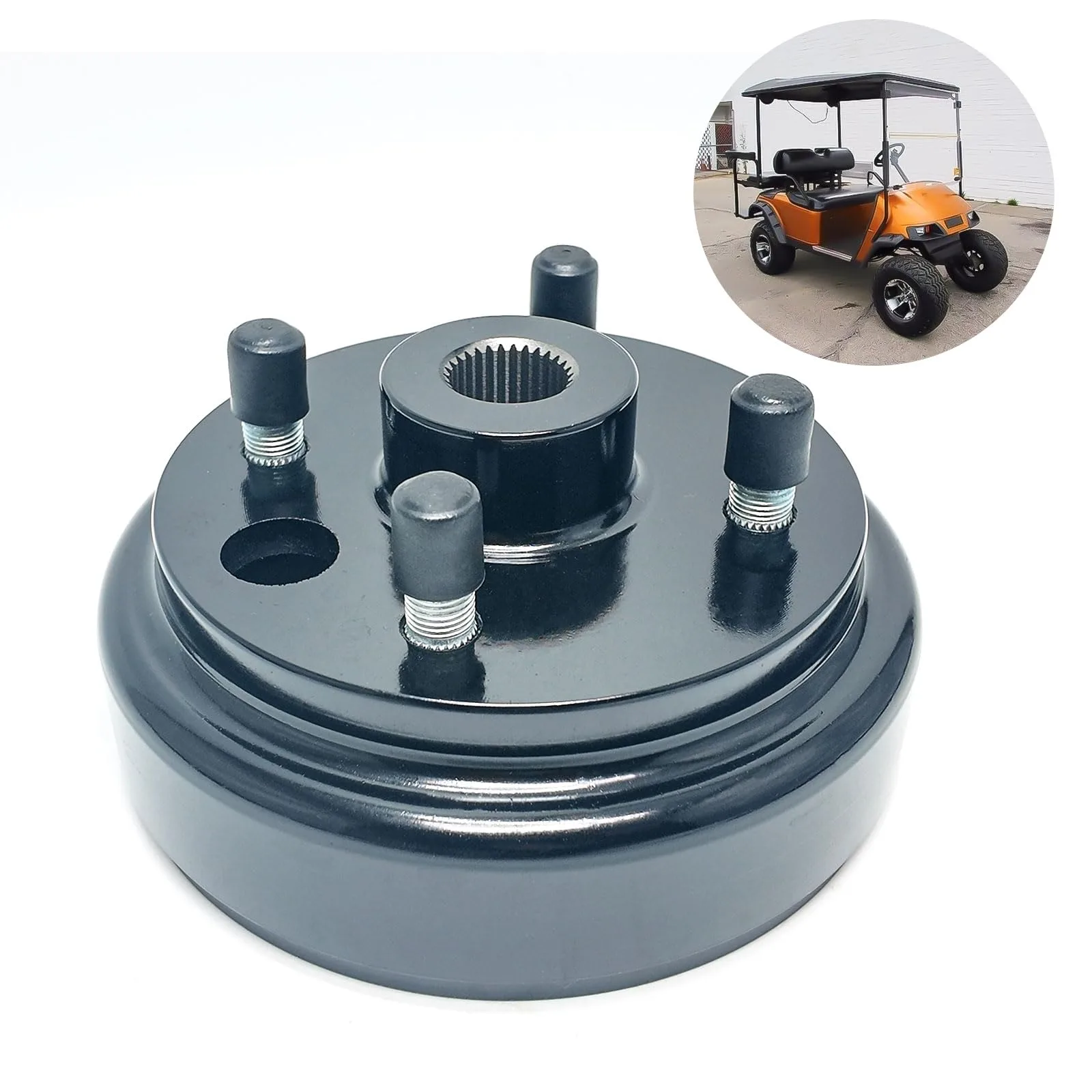 LOSTAR Rear Brake Drum Hub for E-Z-GO Golf Carts