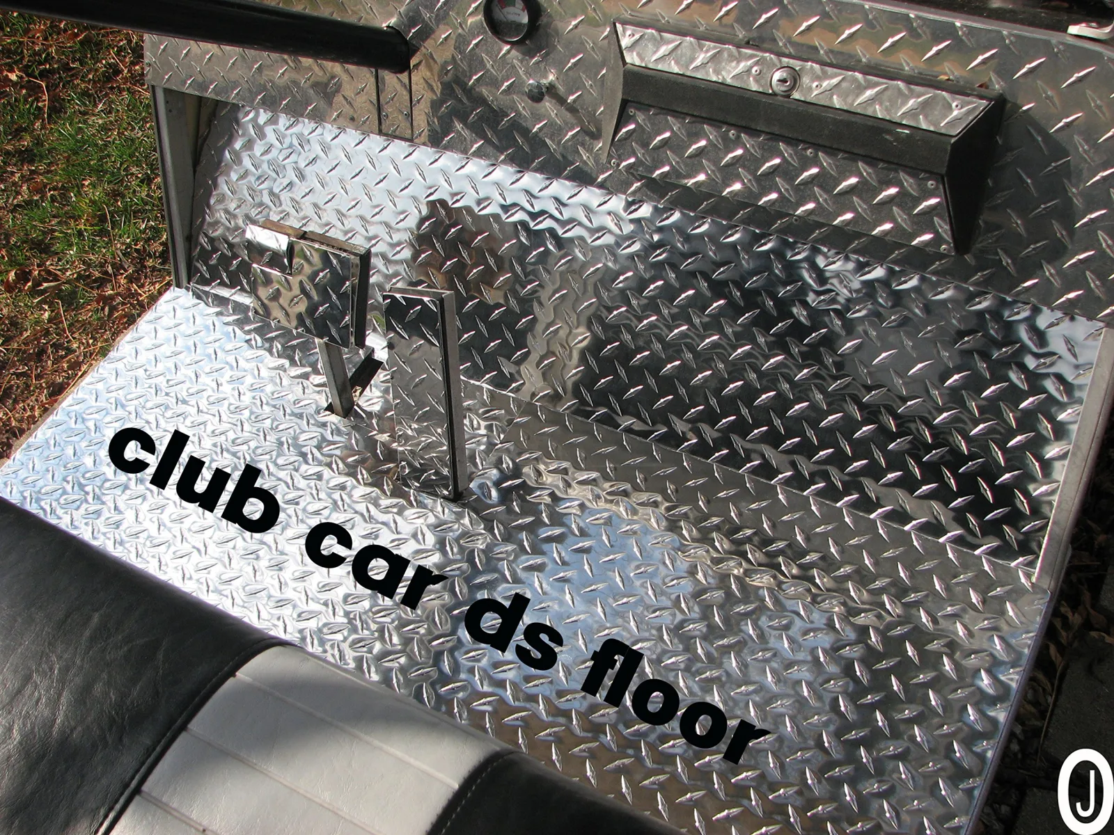 Club Car DS Diamond Plate Floor Kit with Upper Floor image 2