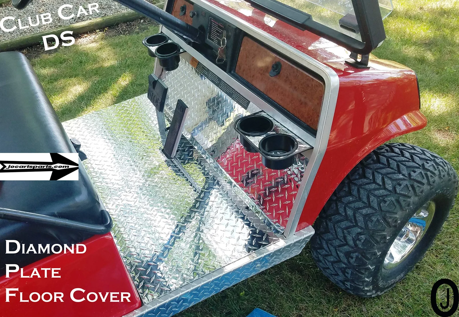 Club Car DS Diamond Plate Floor Kit with Upper Floor image 3