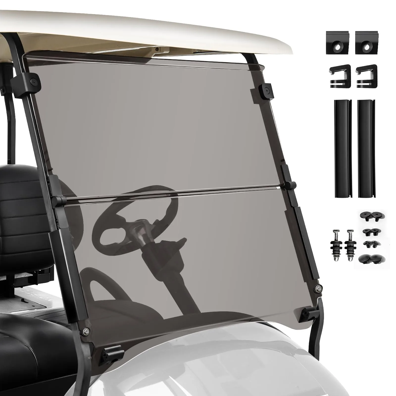PZWLI 4.5mm Tinted Windshield for Club Car Precedent