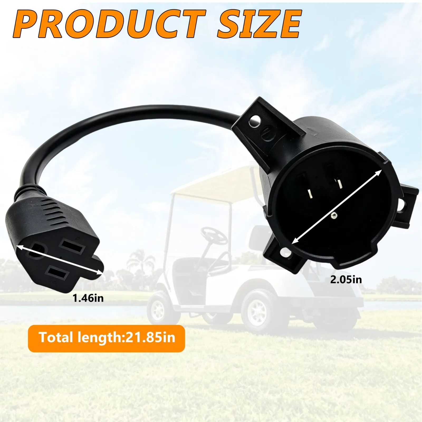 Caxamer Charging Port Adapter Plug for Club Car Precedent image 3