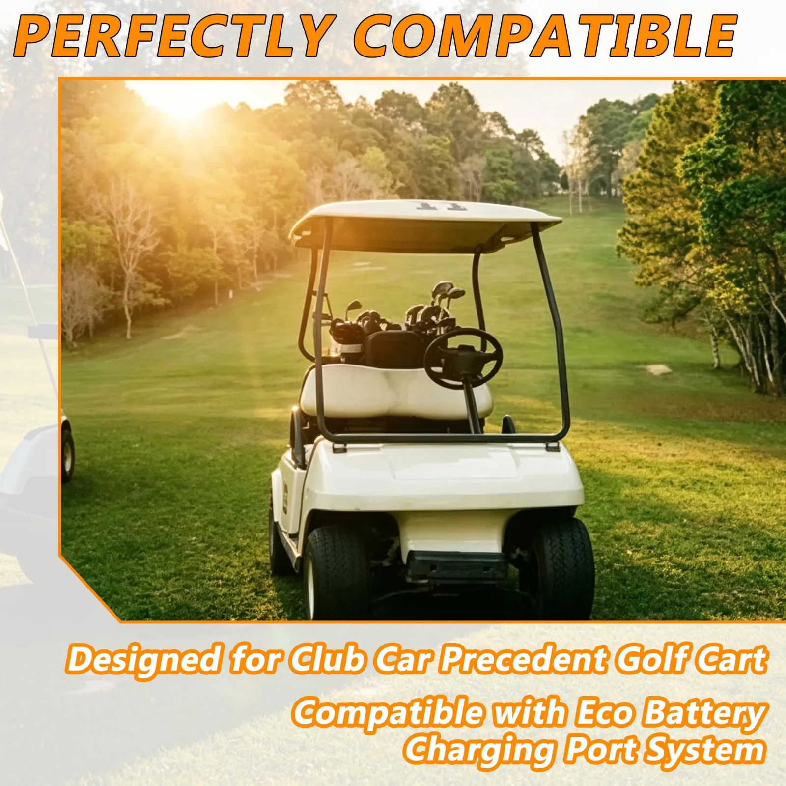 Caxamer Charging Port Adapter Plug for Club Car Precedent image 4