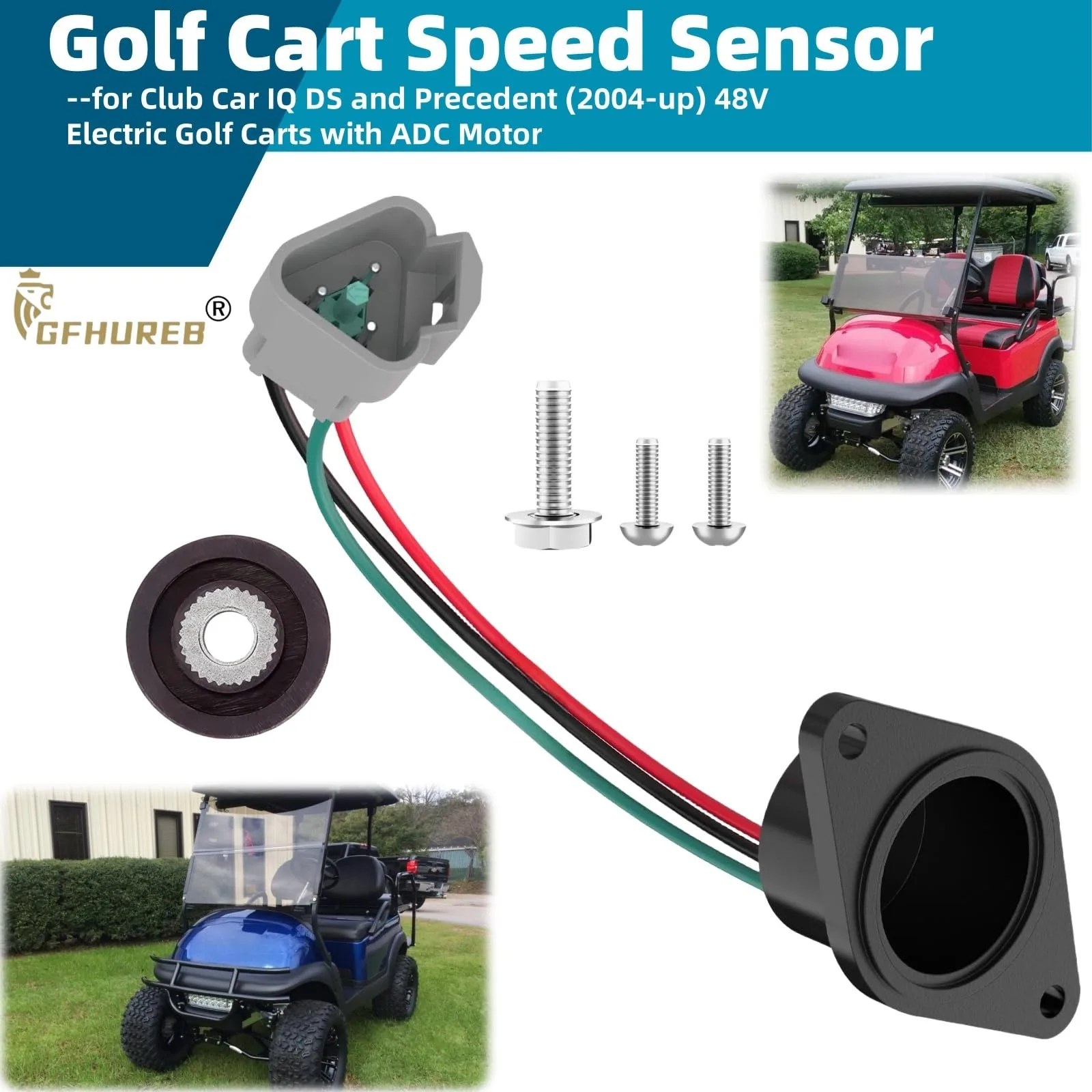 GFHUREB Speed Sensor for Club Car IQ DS & Precedent image 3