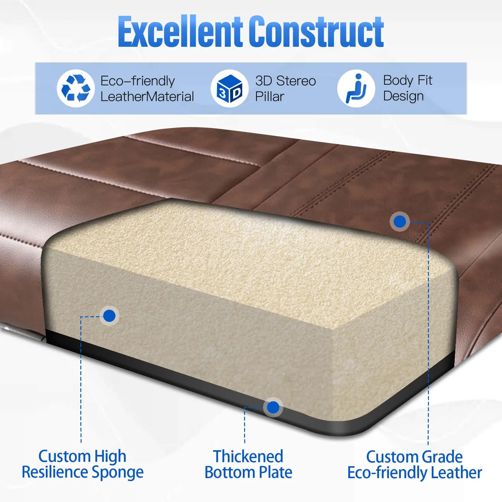 NOKINS NKS3000YK Yamaha Drive Front Seat Cushion Kit image 3