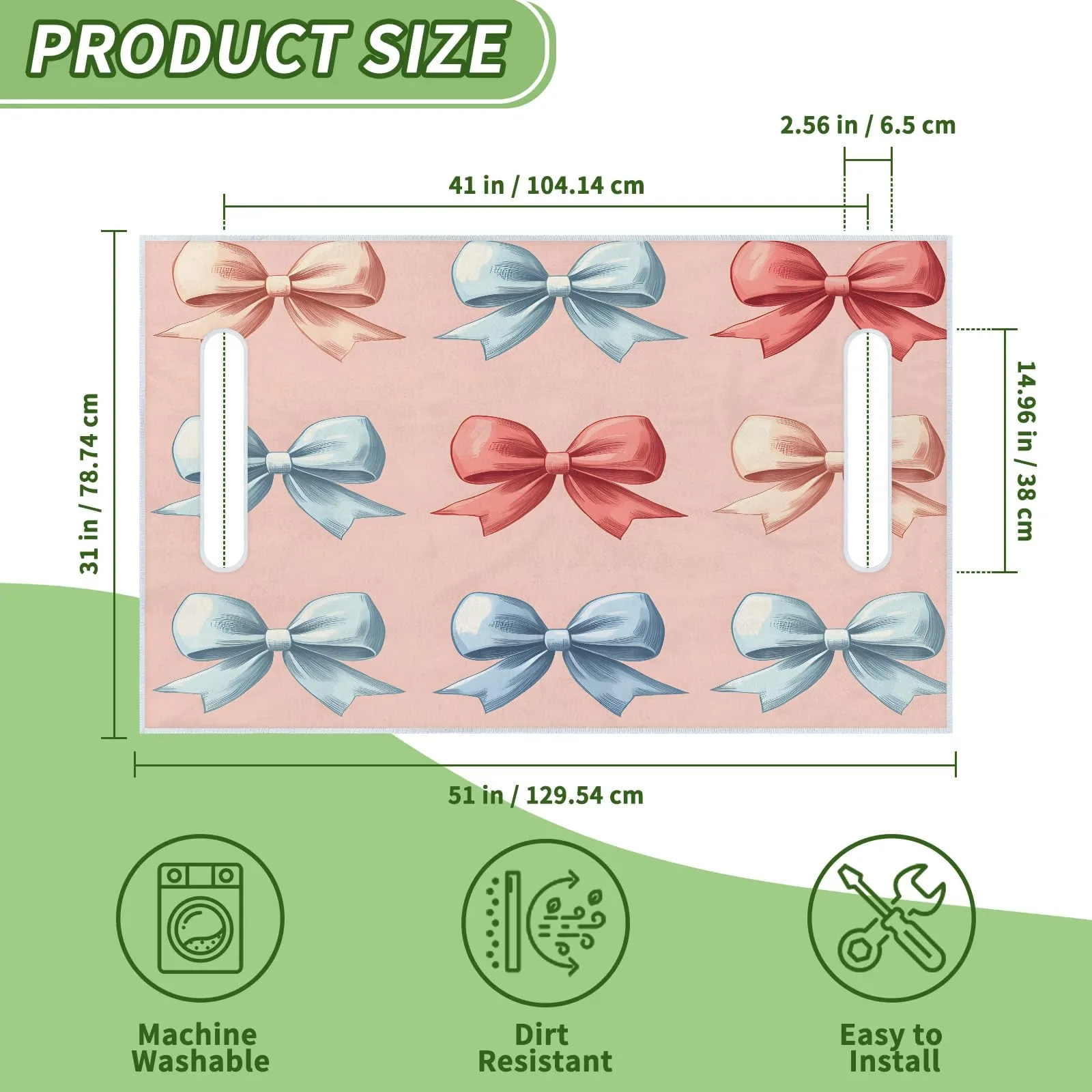 Tiveruda Golf Cart Seat Cover for Double Seats, 51 x 31 in image 2