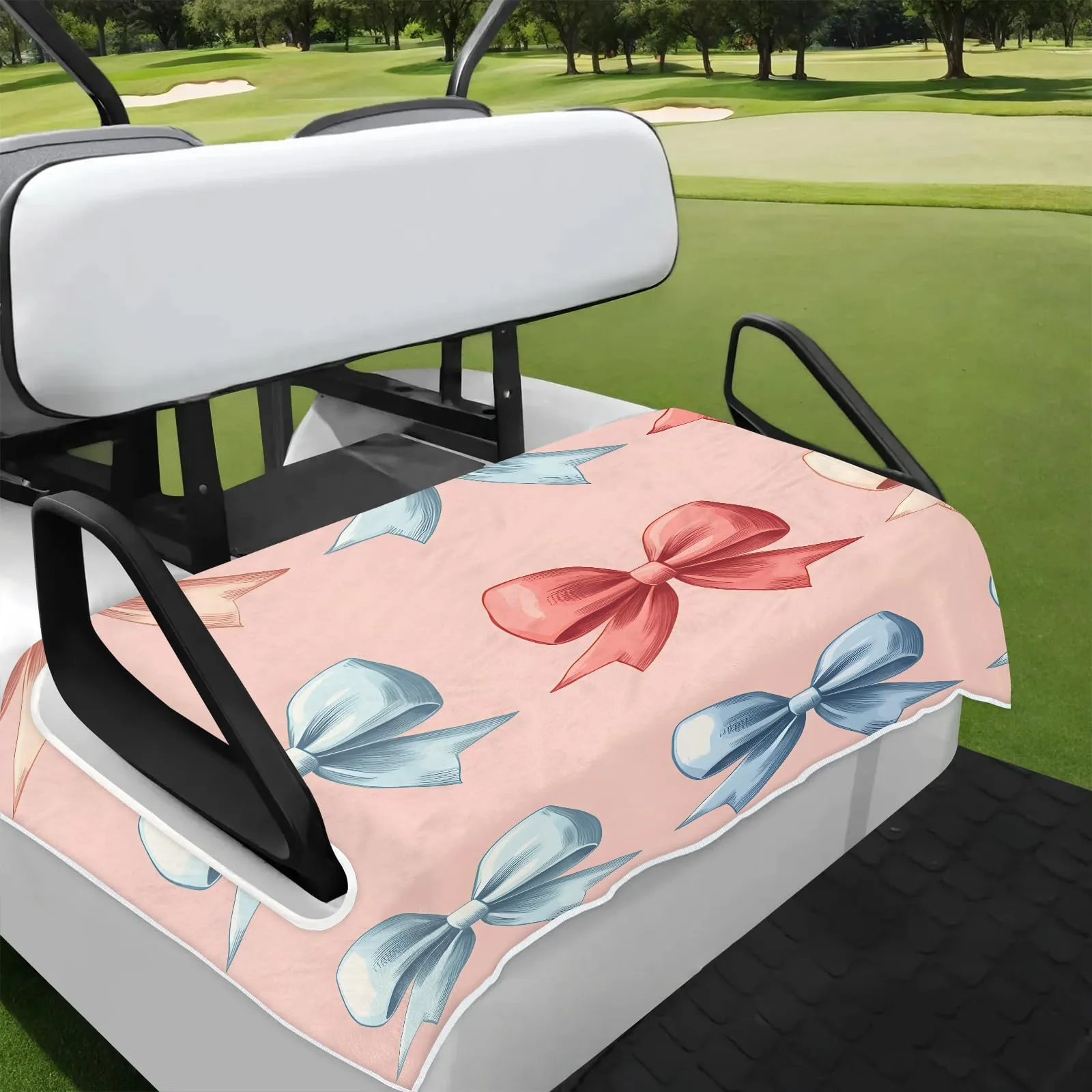 Tiveruda Golf Cart Seat Cover for Double Seats, 51 x 31 in