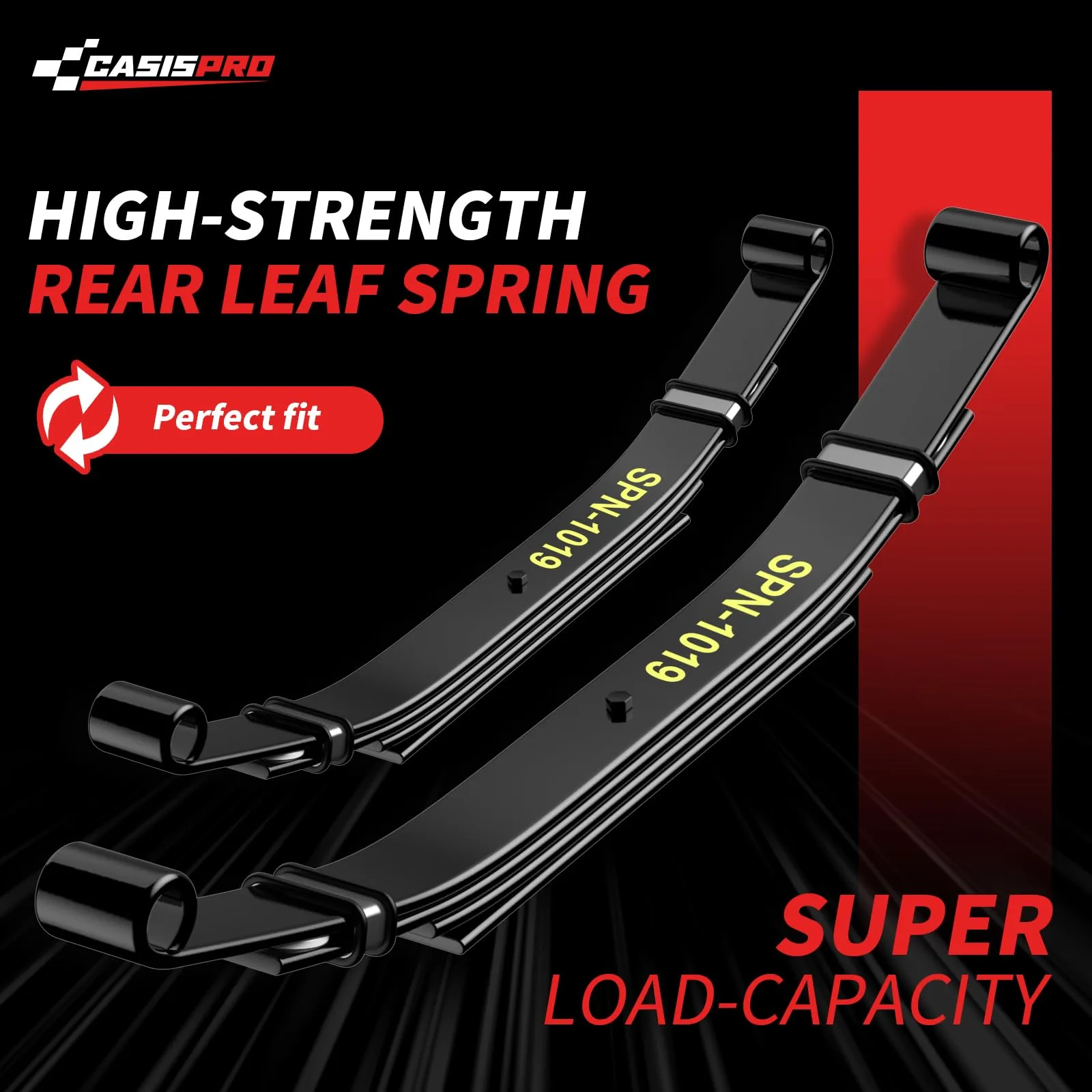 CASISPRO Rear 4-Leaf Spring Kit for Club Car DS image 3