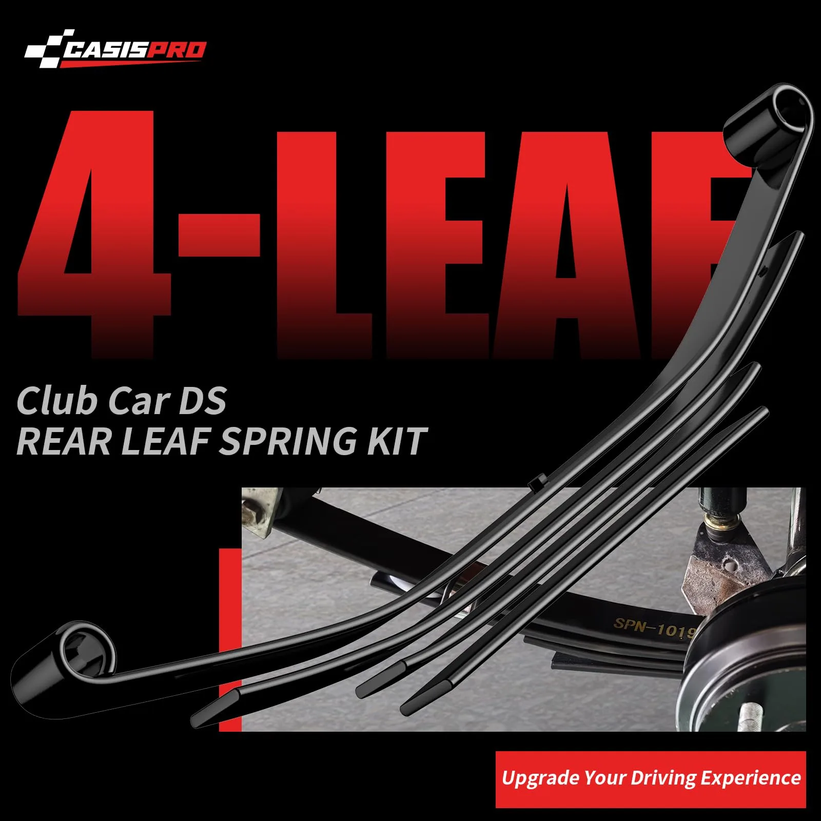 CASISPRO Rear 4-Leaf Spring Kit for Club Car DS image 4