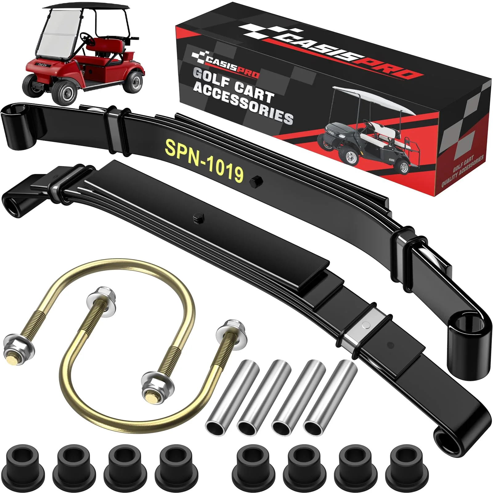 CASISPRO Rear 4-Leaf Spring Kit for Club Car DS