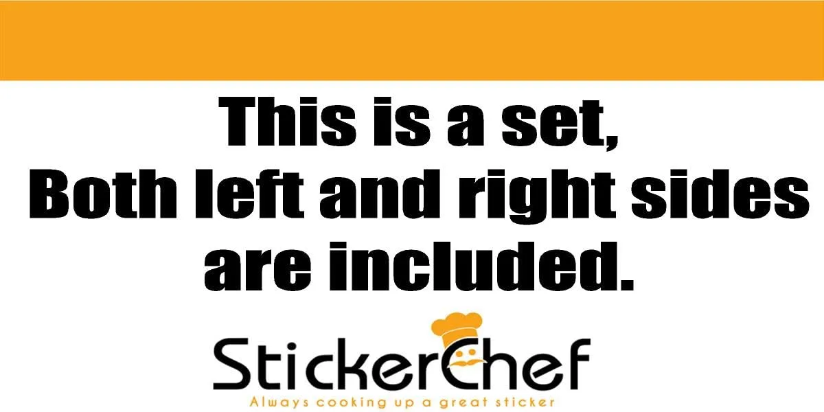 StickerChef GCA1215 Golf Cart Decal Set image 3