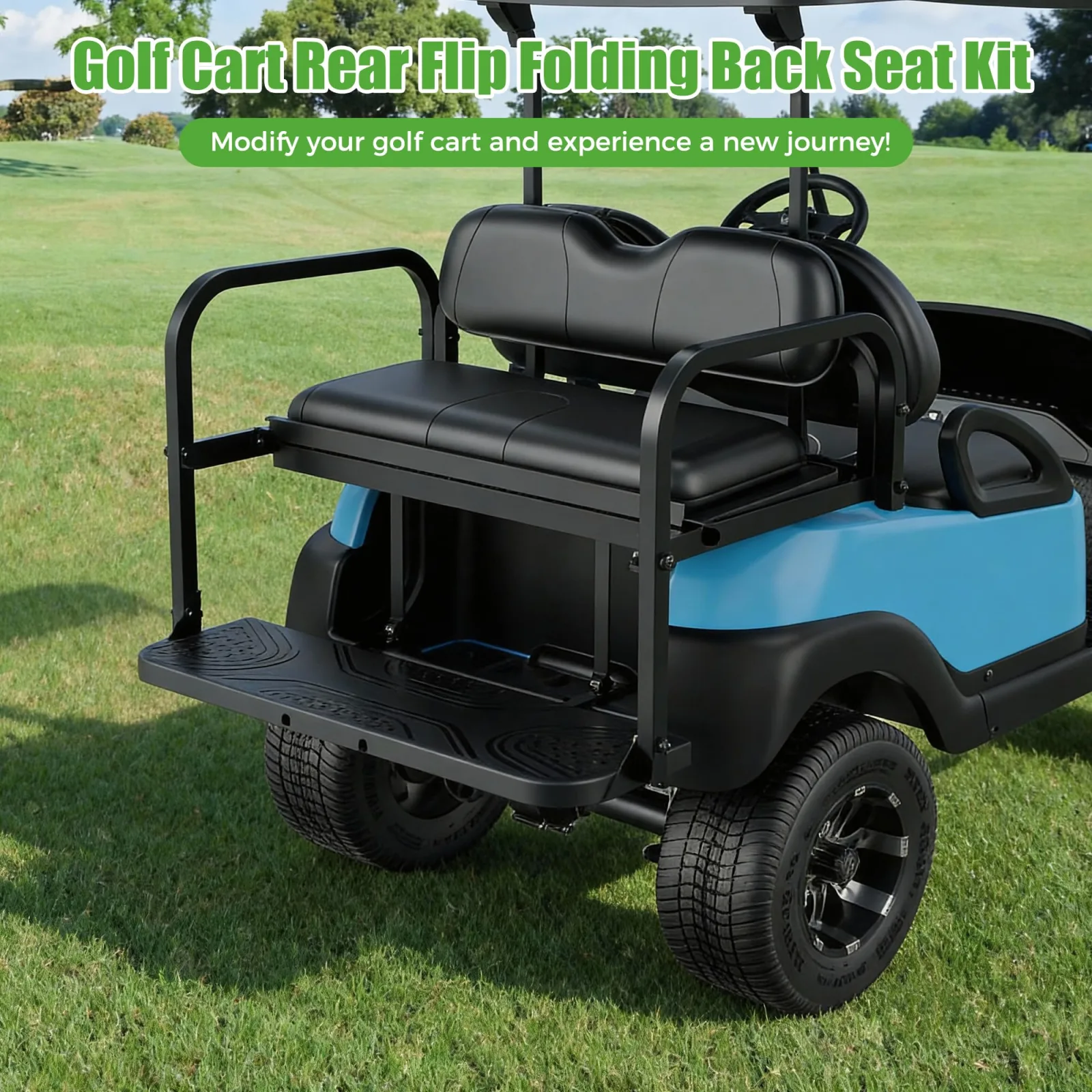 10L0L Rear Flip Seat Kit for Club Car Precedent and Tempo image 4