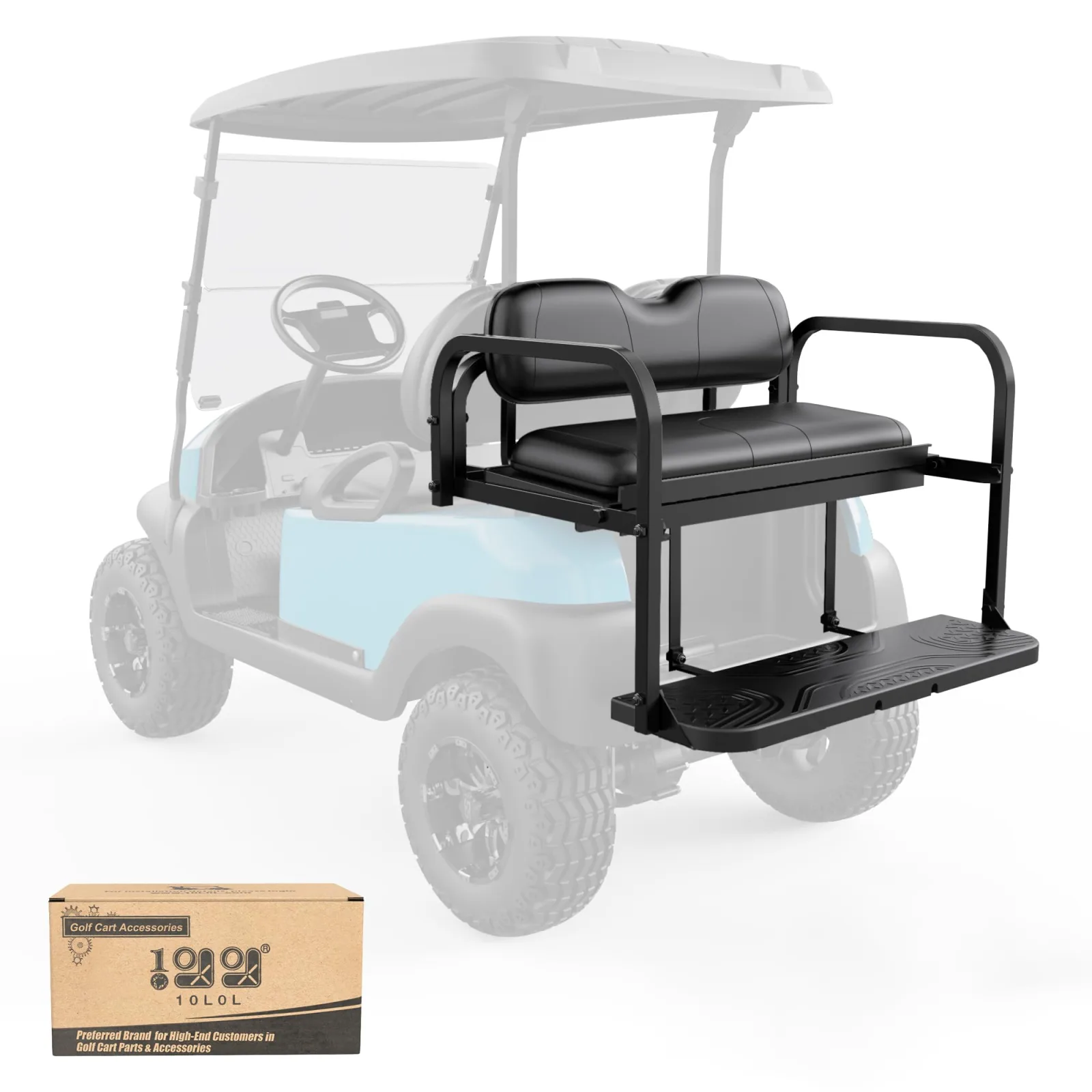 10L0L Rear Flip Seat Kit for Club Car Precedent and Tempo
