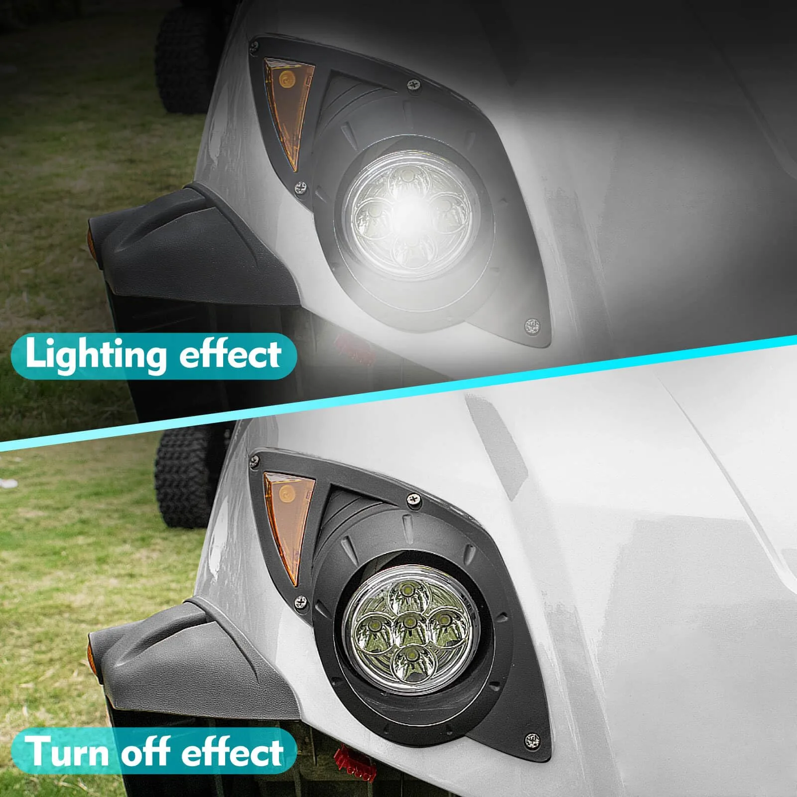 Nuojinsi LED Headlight Kit for Yamaha Drive G29 2007-2016 image 4