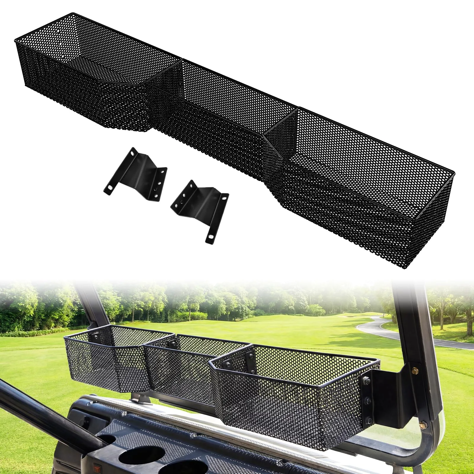 CYOOYC Front Storage Basket for Club Car DS 2001+